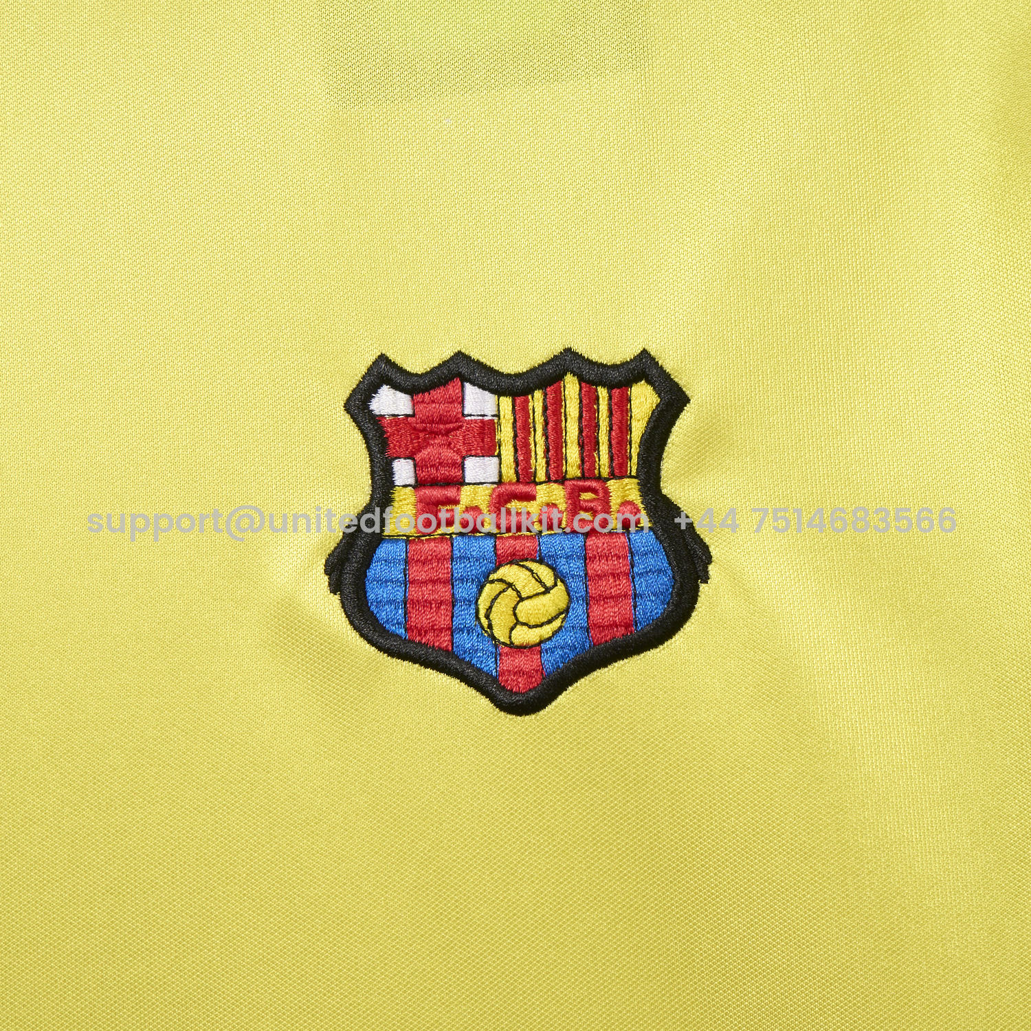 Unitedfootballkit.com | Retro Barcelona 1982-84 Away Yellow Jersey -Customize Name, Number and Patch | Worldwide Shipping