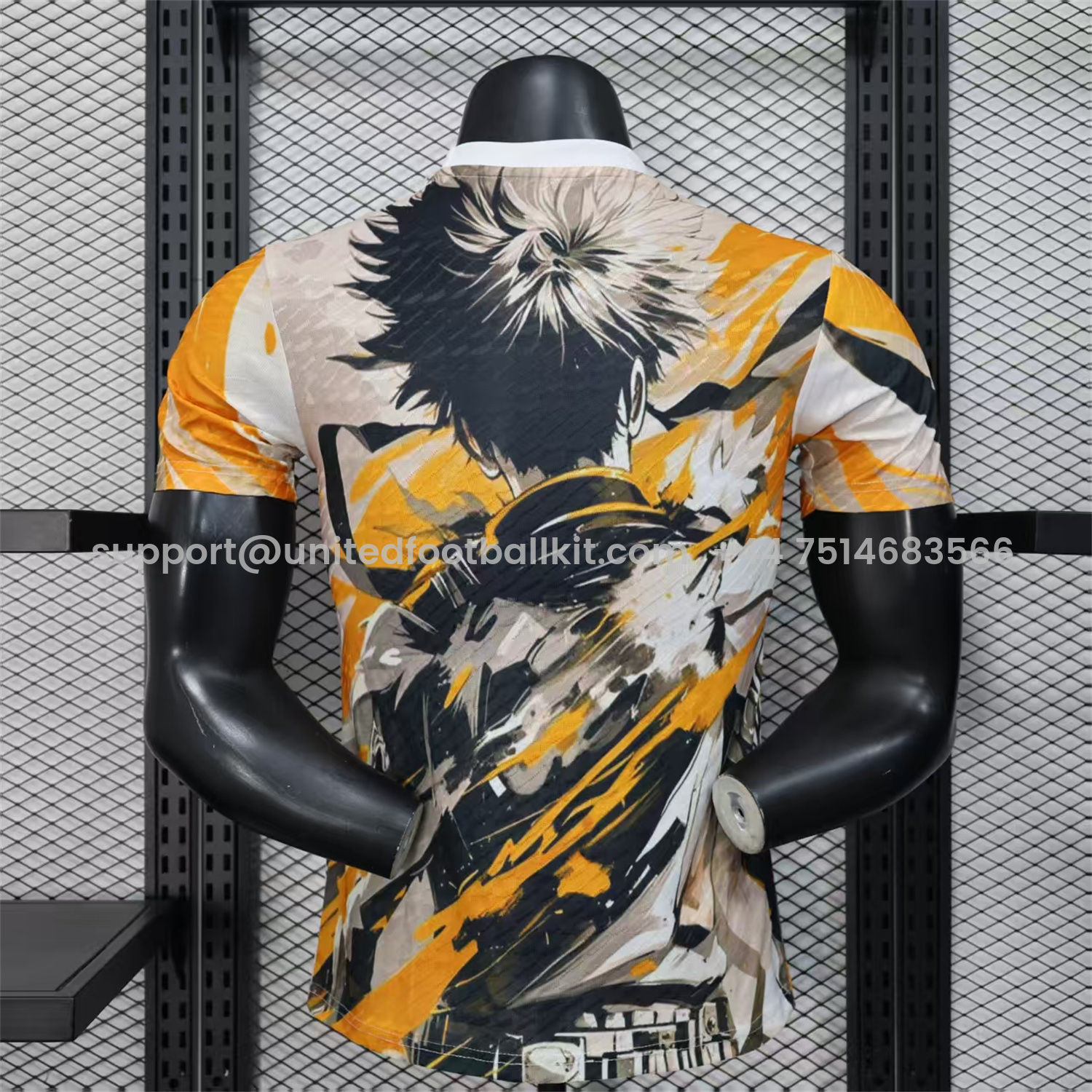 Unitedfootballkit.com | Japan 25-26 Naruto Uzumaki's Nine-Tailed Fox Mode Special Jersey - Player Version -Customize Name, Number and Patch | Worldwide Shipping