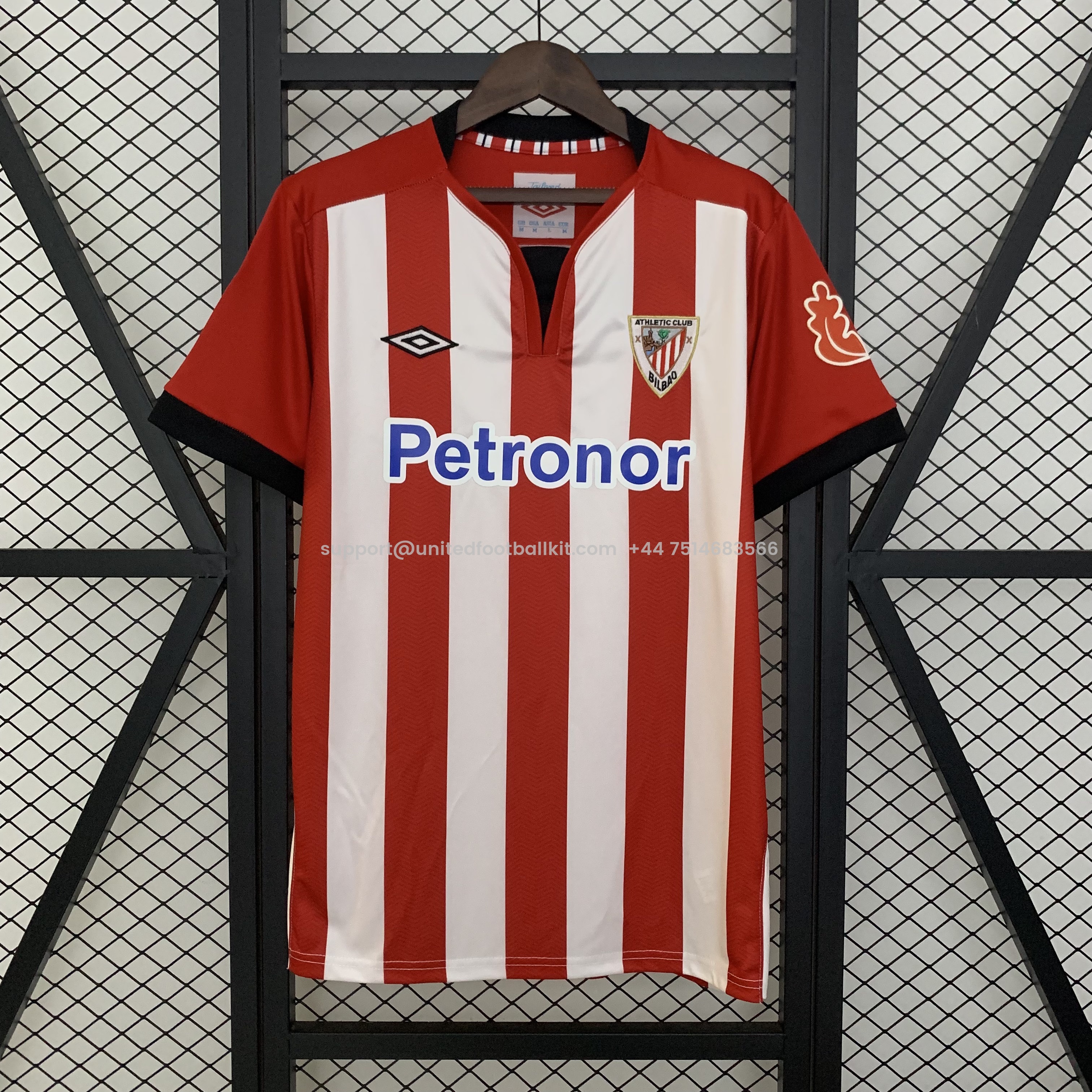 Unitedfootballkit.com | Retro Athletic Bilbao 2011-12 Home Jersey -Customize Name, Number and Patch | Worldwide Shipping