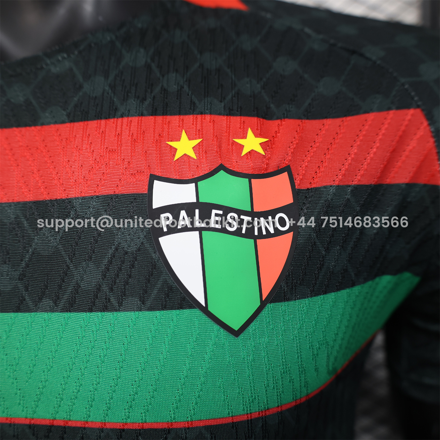 Unitedfootballkit.com | Club Deportivo Palestino 25-26 Away Jersey - Player Version -Customize Name, Number and Patch | Worldwide Shipping