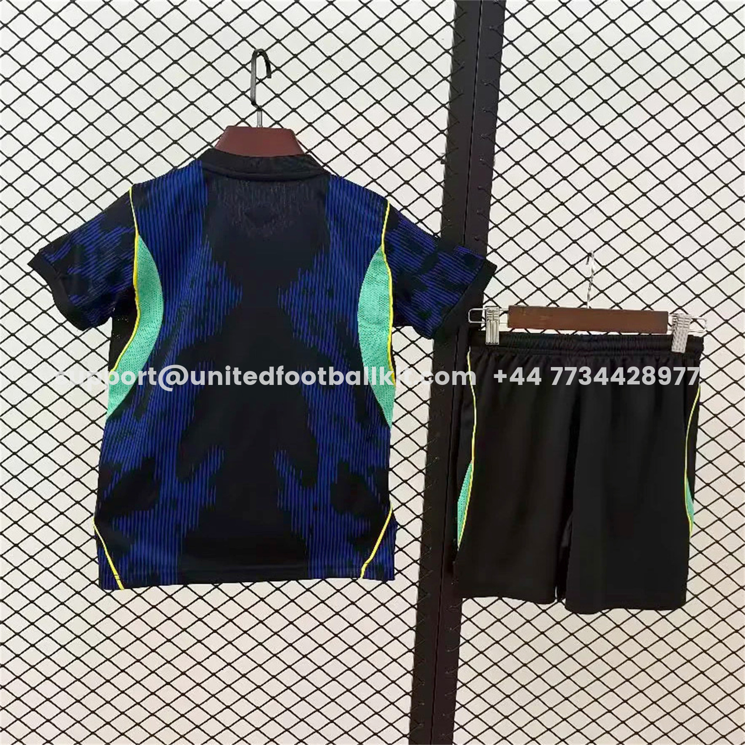 Unitedfootballkit.com | Brazil 2026 Away Kids Kit -Customize Name, Number and Patch | Worldwide Shipping