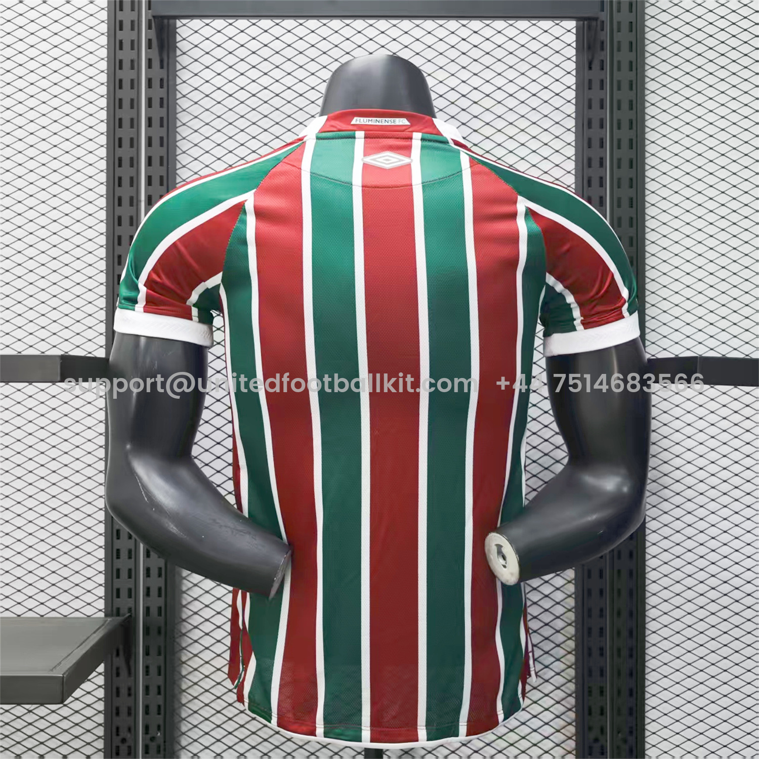 Unitedfootballkit.com | Fluminense 25-26 Home Jersey - Player Version -Customize Name, Number and Patch | Worldwide Shipping