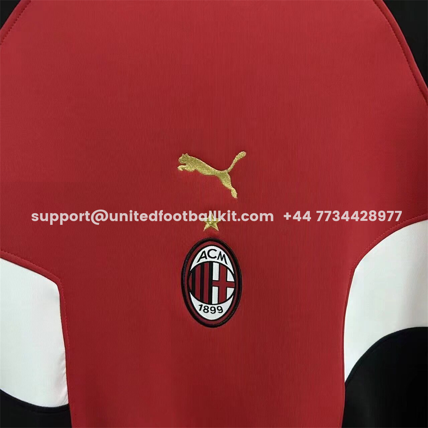 Unitedfootballkit.com | AC Milan Red And Black Unisex Pullover Hoodieullover Hoodie -Customize Name, Number and Patch | Worldwide Shipping