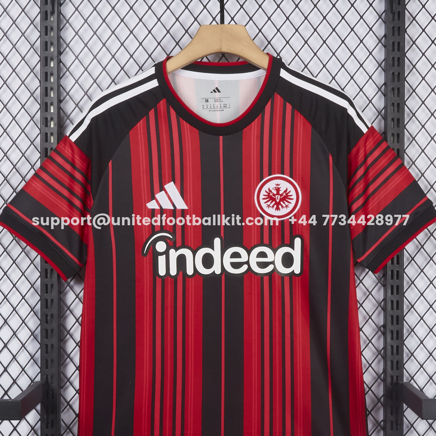 Unitedfootballkit.com | Frankfurt 26-27 Home Jersey - Fans Version -Customize Name, Number and Patch | Worldwide Shipping