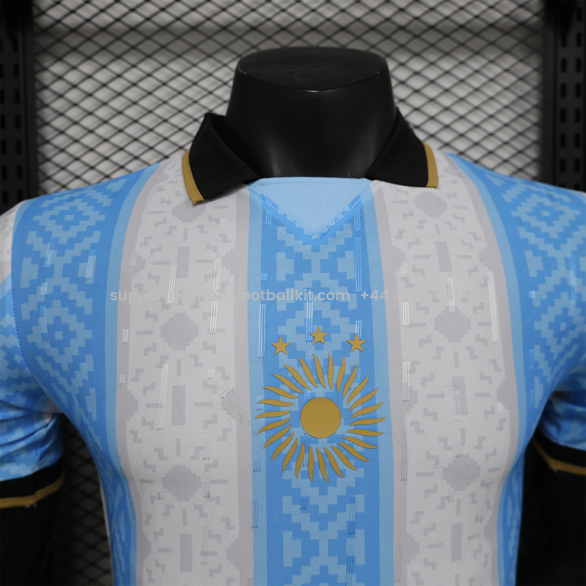 Unitedfootballkit.com | Argentina 2024-25 COMMA Messi Jersey - Player Version -Customize Name, Number and Patch | Worldwide Shipping