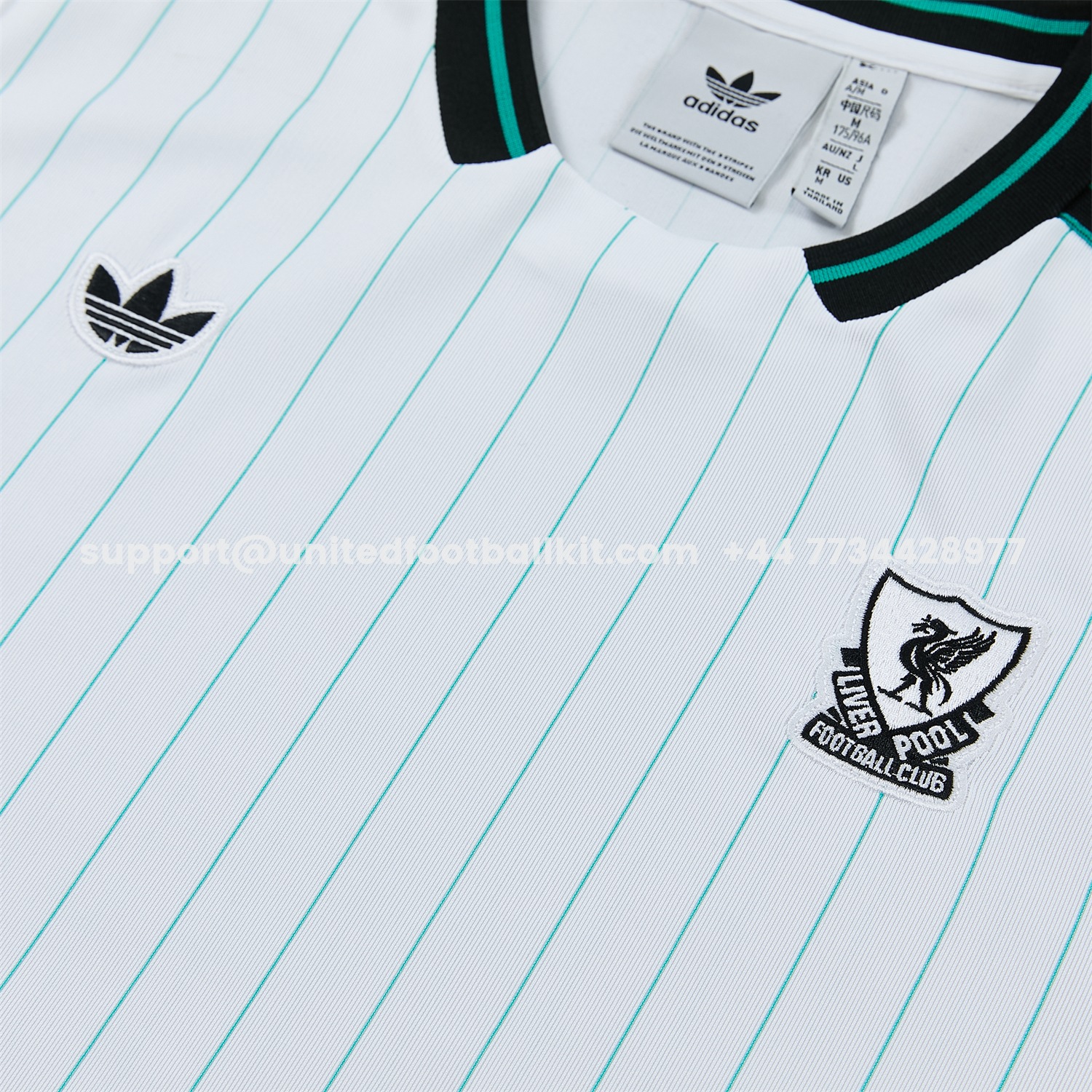 Unitedfootballkit.com | Liver.pool 25-26 Retro Style Vest Training Set - White With Green Stripes Top & Pants -Customize Name, Number and Patch | Worldwide Shipping