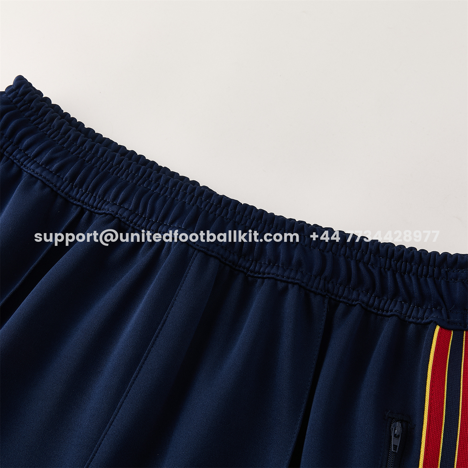 Unitedfootballkit.com | AS Roma 25-26 Originals LFSTLR Jacket Training Tracksuit - White Top and Blue Pant -Customize Name, Number and Patch | Worldwide Shipping