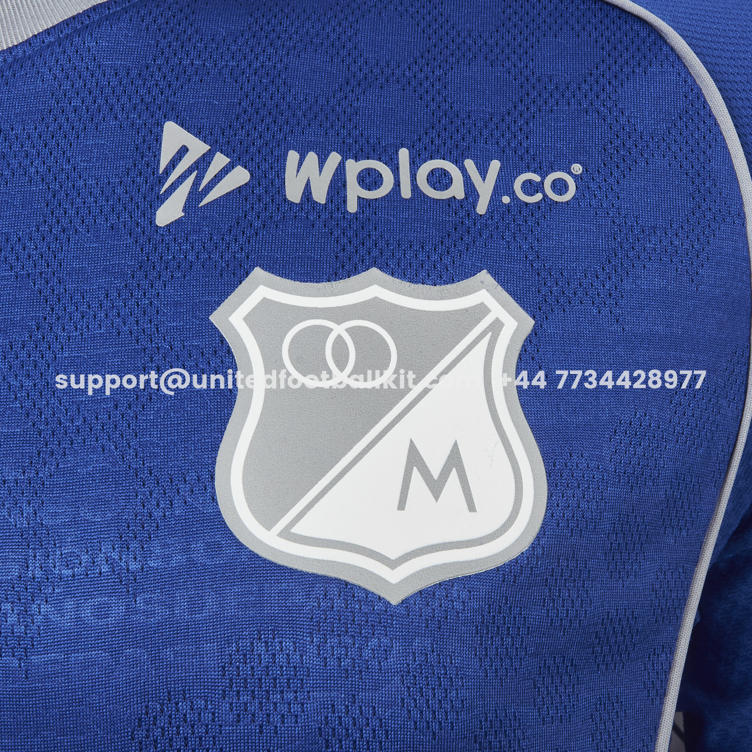 Unitedfootballkit.com | Millonarios 2026 Home Jersey - Player Version -Customize Name, Number and Patch | Worldwide Shipping