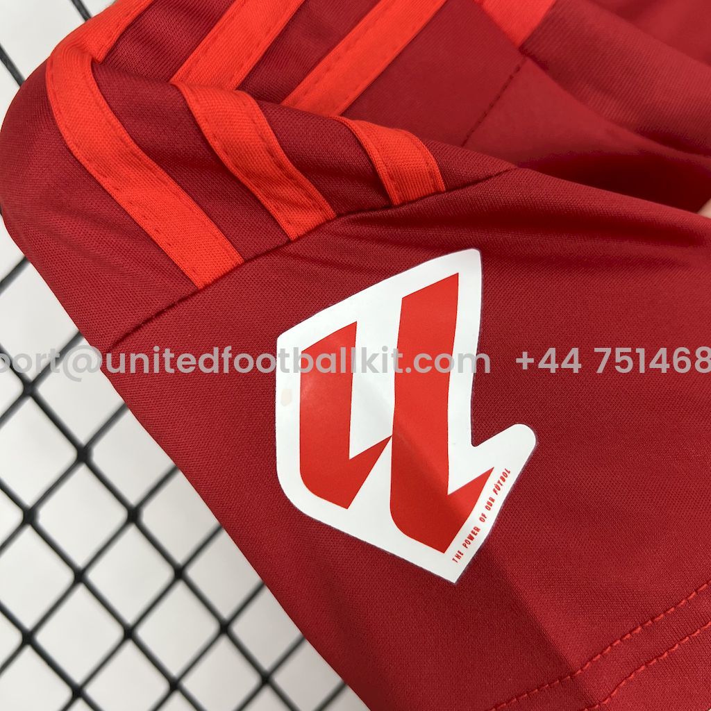 Unitedfootballkit.com | Real Zaragoza 24-25 Away Kids Kit -Customize Name, Number and Patch | Worldwide Shipping