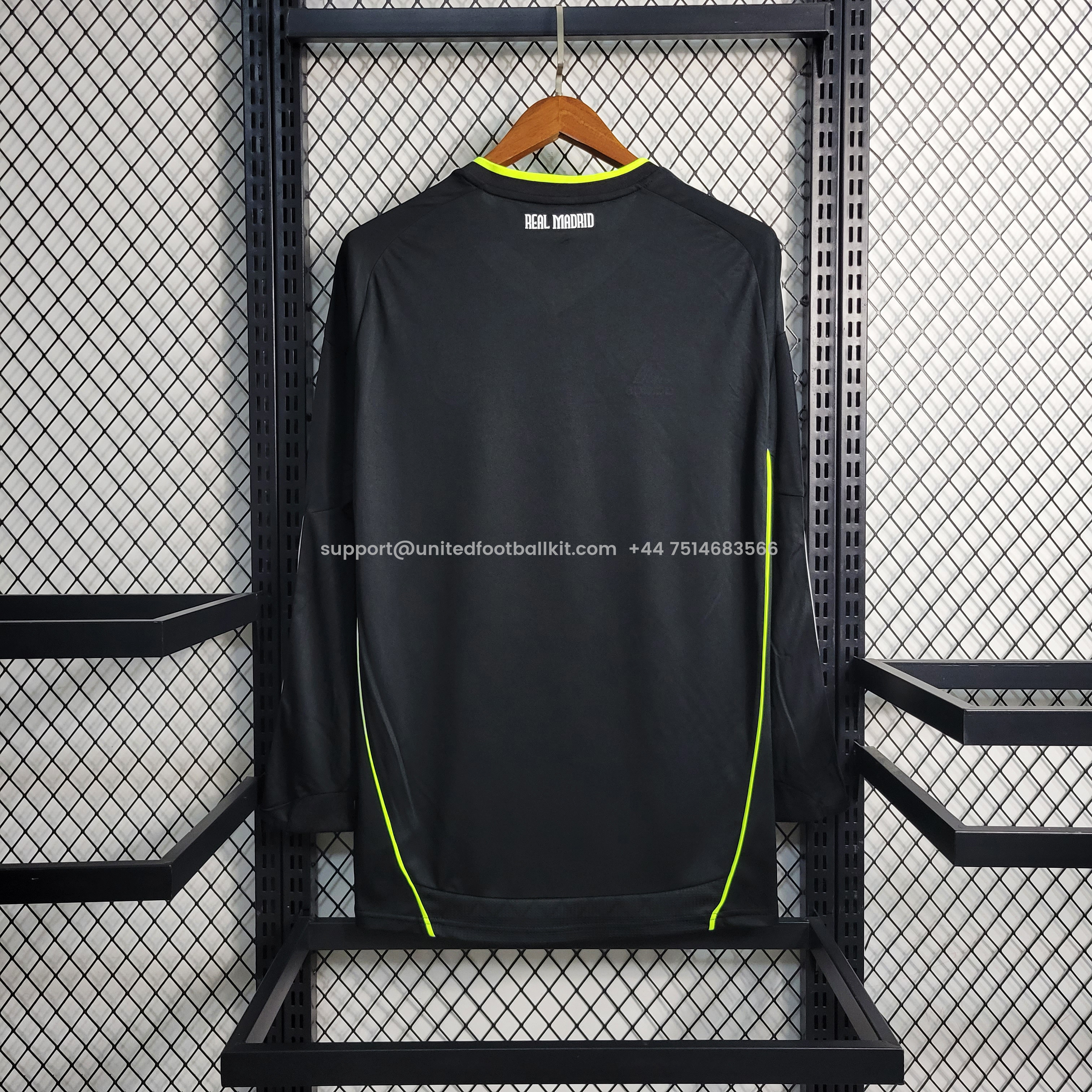 Unitedfootballkit.com | Retro Real Madrid 10-11 Away Stadium Long Sleeve Jersey -Customize Name, Number and Patch | Worldwide Shipping