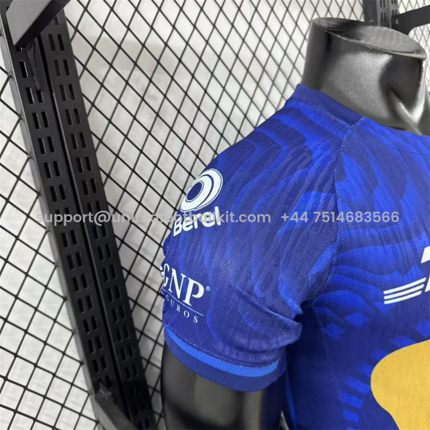 Unitedfootballkit.com | Pumas UNAM 25-26 Away Blue Jersey - Player Version -Customize Name, Number and Patch | Worldwide Shipping