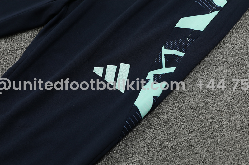 Unitedfootballkit.com | Real Madrid 24-25 Long Sleeve Training Set - Light Green -Customize Name, Number and Patch | Worldwide Shipping