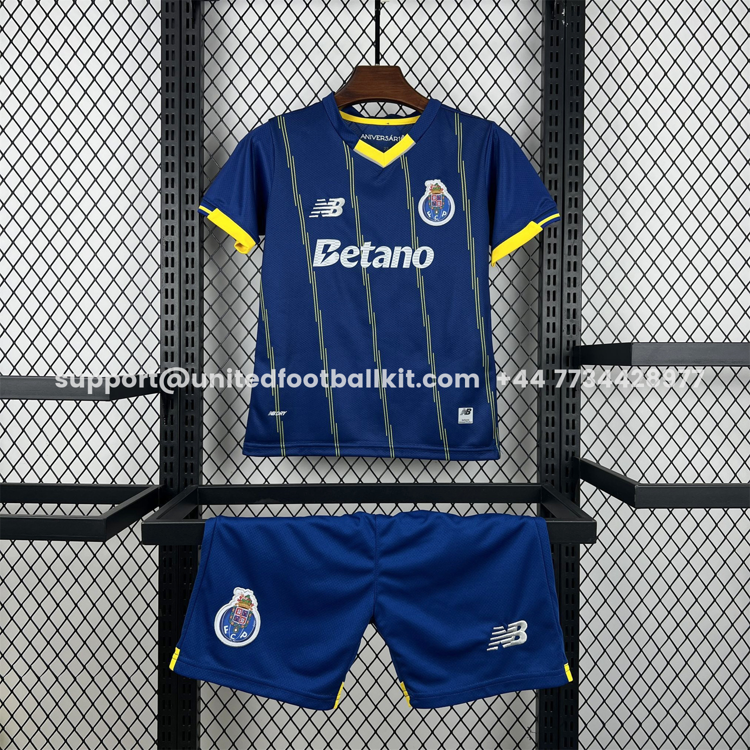 Unitedfootballkit.com | Porto 25-26 Fourth Kids Kit -Customize Name, Number and Patch | Worldwide Shipping