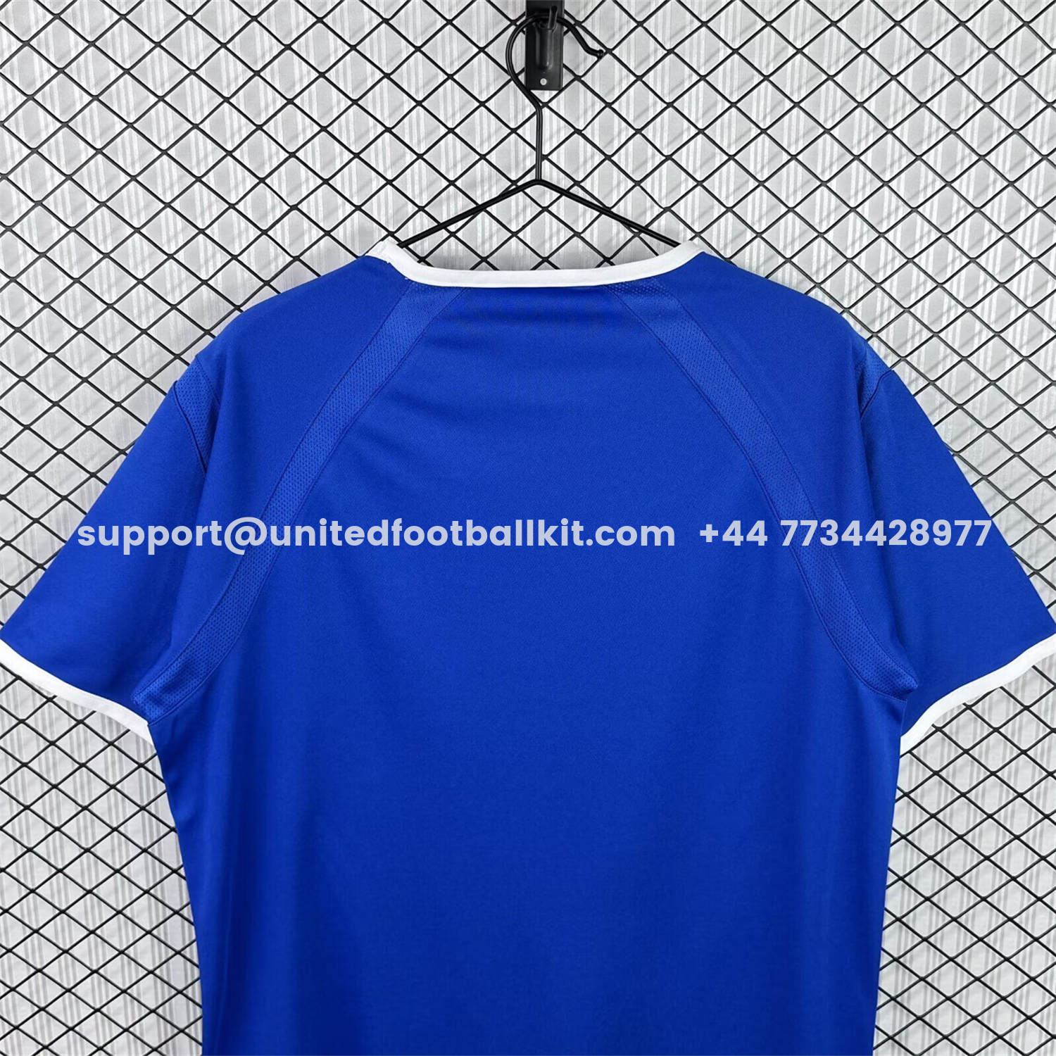 Unitedfootballkit.com | Retro Everton 2003-04 Home Jersey -Customize Name, Number and Patch | Worldwide Shipping