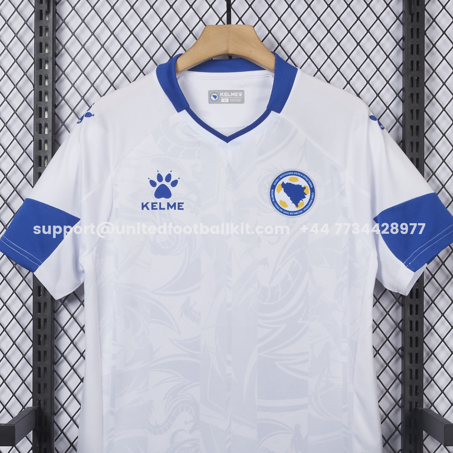 Unitedfootballkit.com | Bosnia and Herzegovina 2025 Away Jersey - Fans Version -Customize Name, Number and Patch | Worldwide Shipping