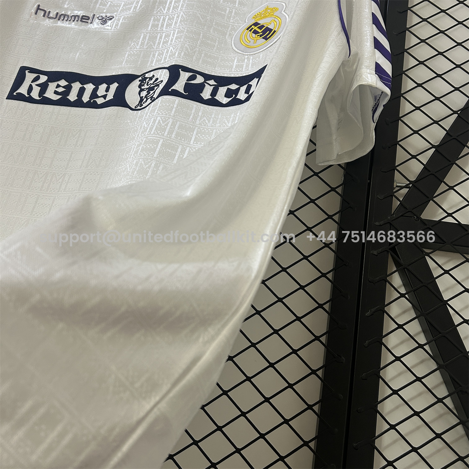 Unitedfootballkit.com | Retro Real Madrid 1989-90 Home Jersey -Customize Name, Number and Patch | Worldwide Shipping
