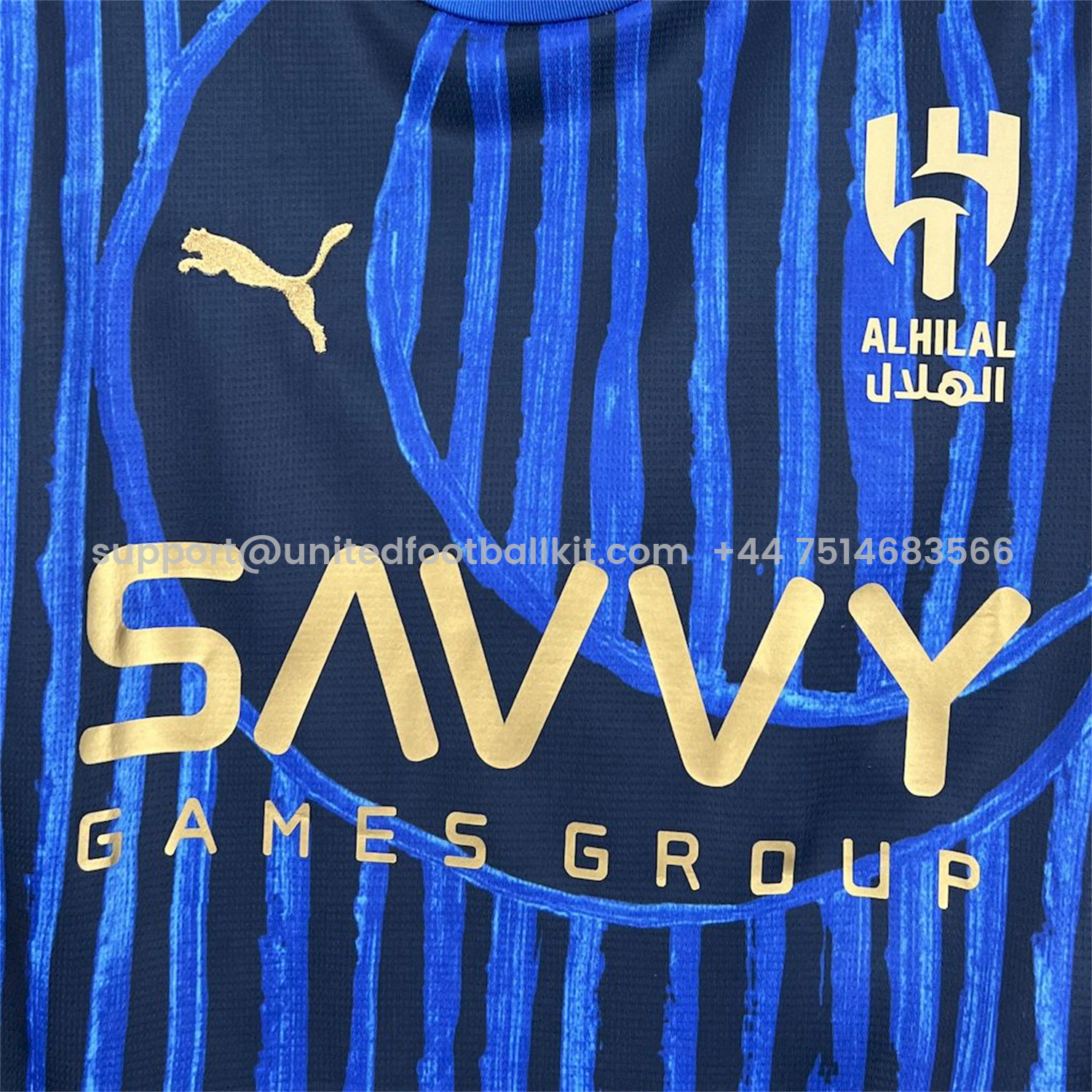 Unitedfootballkit.com | Al Hilal Riyadh Crescent 25-26 Club World Cup Home Jersey - Fans Version -Customize Name, Number and Patch | Worldwide Shipping