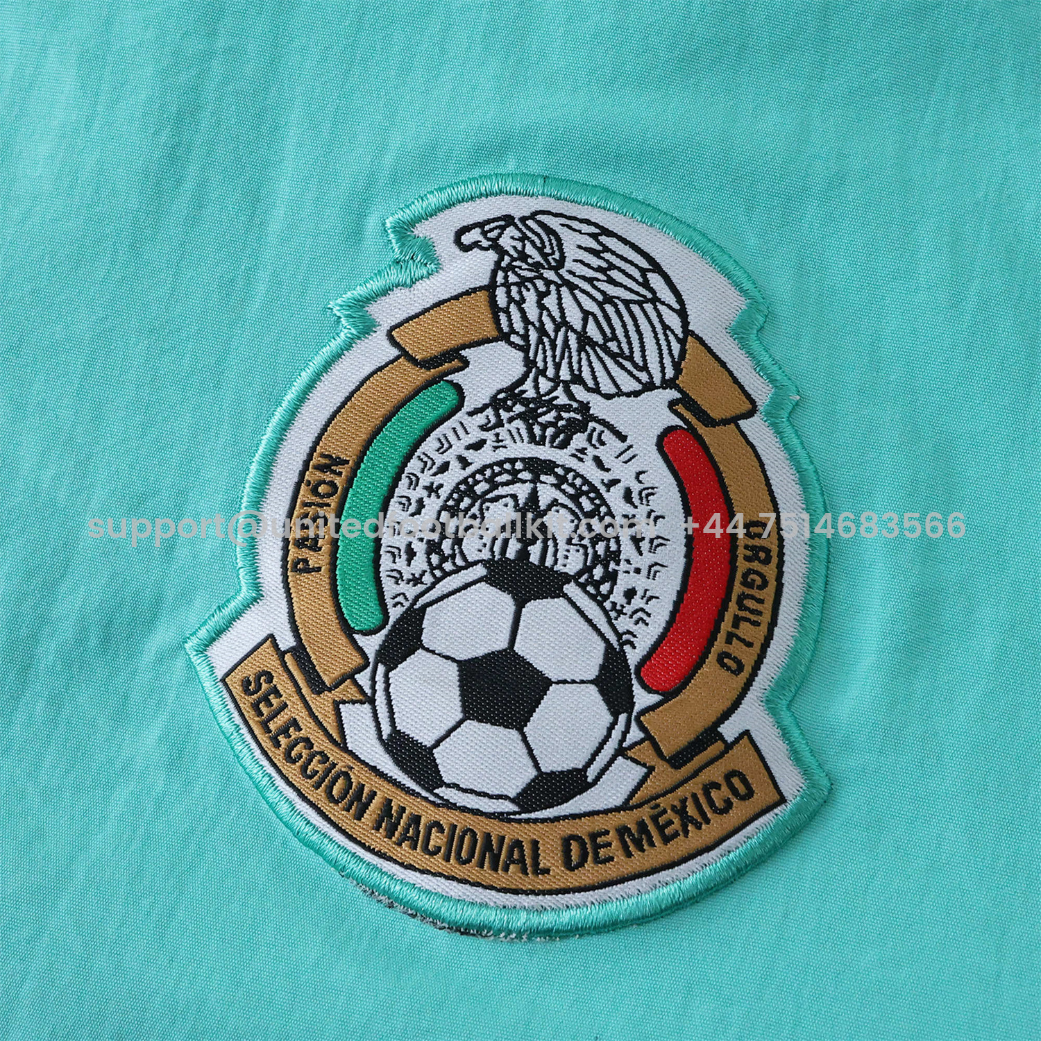 Unitedfootballkit.com | Retro Mexico 1995 Retro Style Double Sided Reversible Windbreaker - Green & Blue -Customize Name, Number and Patch | Worldwide Shipping