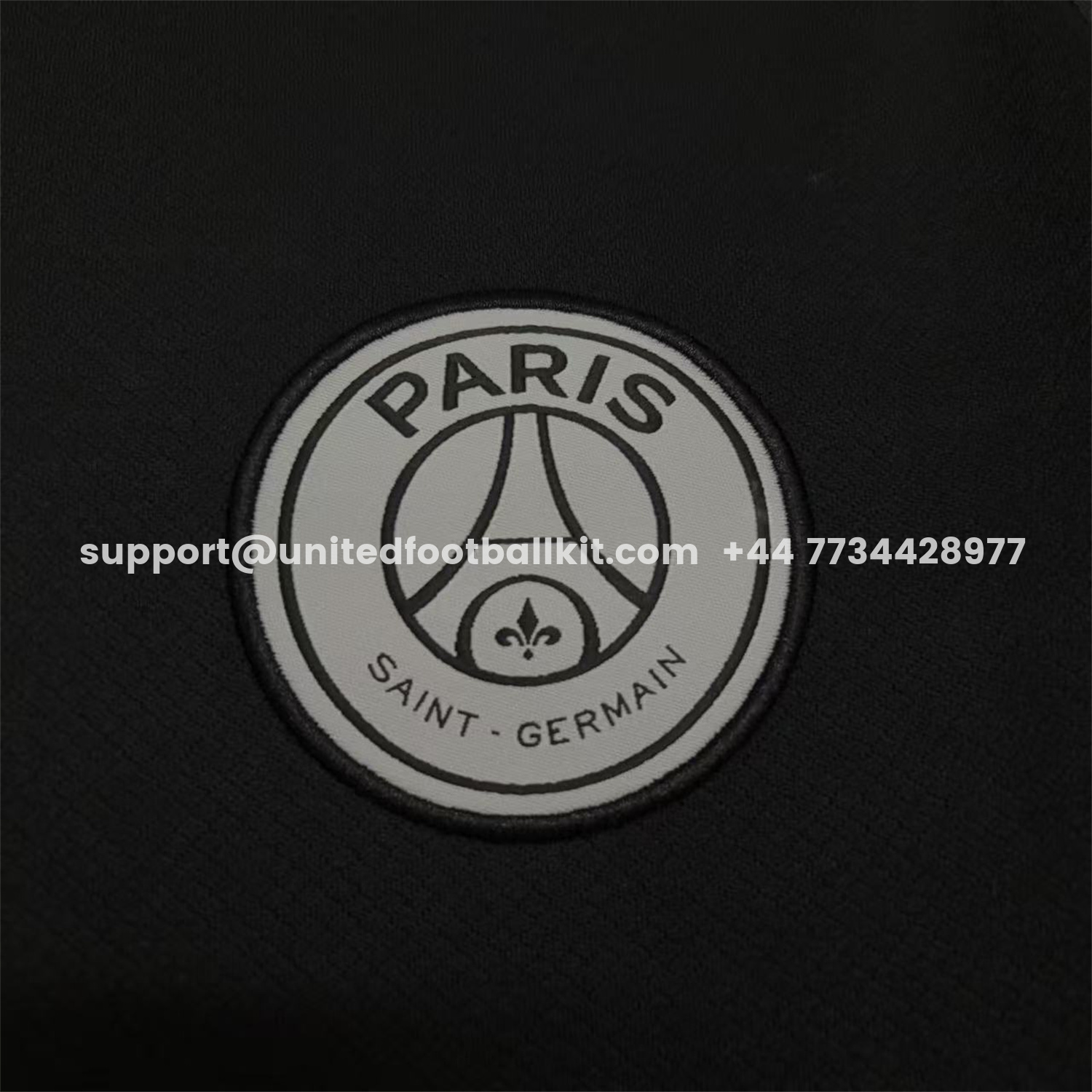 Unitedfootballkit.com | Paris Saint-Germain PSG 25-26 JD Black Special Jersey - Fans Version -Customize Name, Number and Patch | Worldwide Shipping