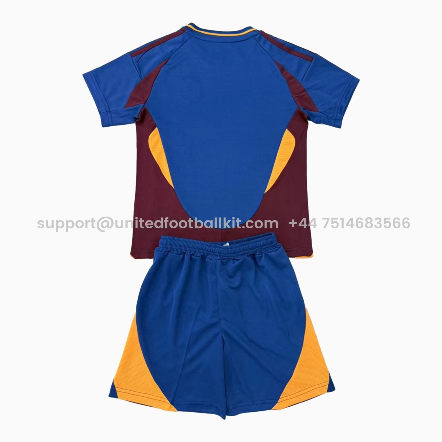 Unitedfootballkit.com | AS Roma 24-25 Third Kids Kit -Customize Name, Number and Patch | Worldwide Shipping