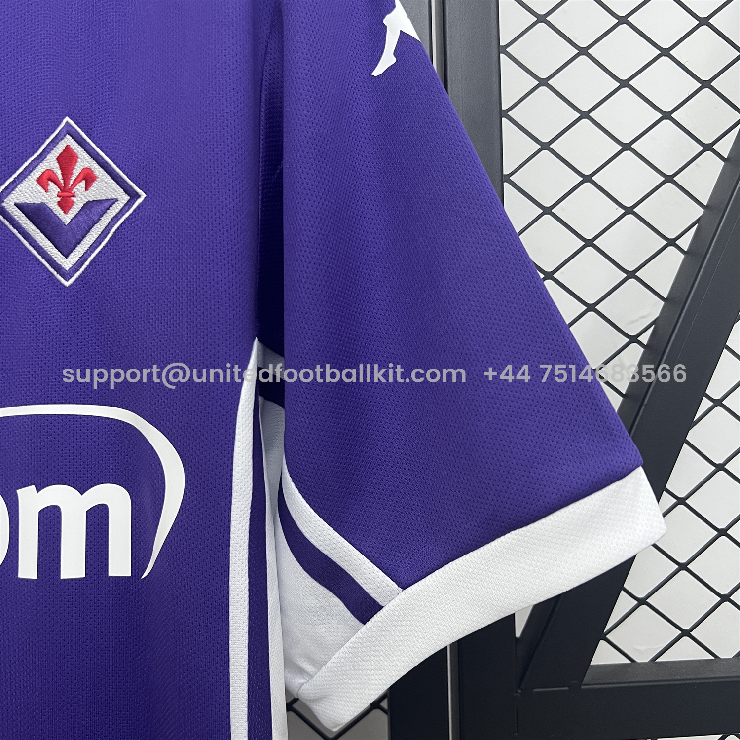 Unitedfootballkit.com | Fiorentina 25-26 Home Jersey - Fans Version -Customize Name, Number and Patch | Worldwide Shipping