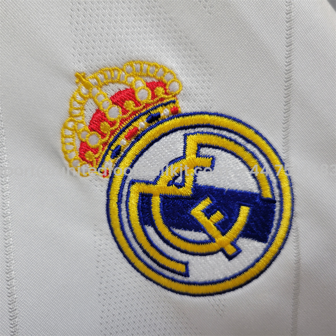 Unitedfootballkit.com | Retro Real Madrid 17-18 Home Jersey - with Champions League Final Final -Customize Name, Number and Patch | Worldwide Shipping