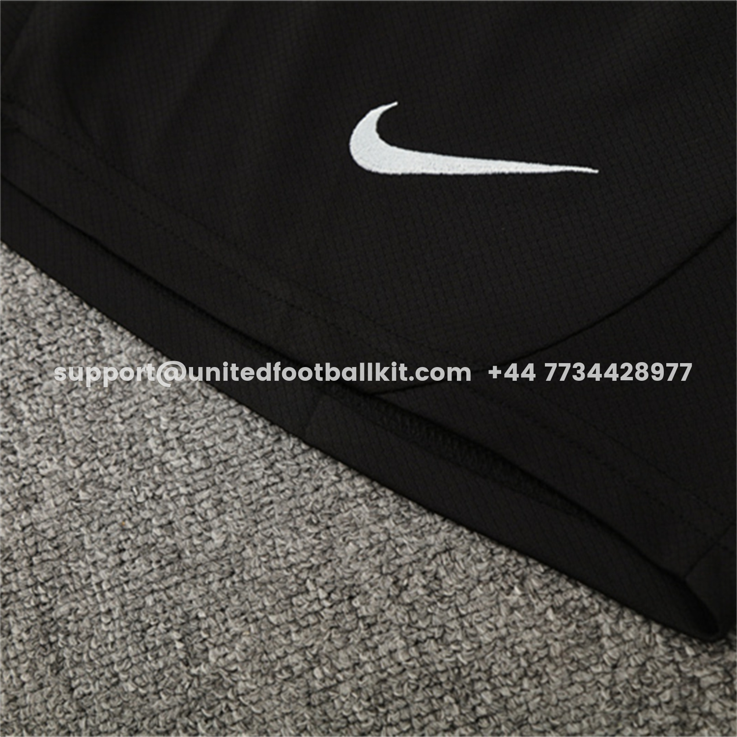 Unitedfootballkit.com | C.H.E.L.S.E.A 25-26 Short-Sleeve Training Set - Black Top & Black Shorts -Customize Name, Number and Patch | Worldwide Shipping