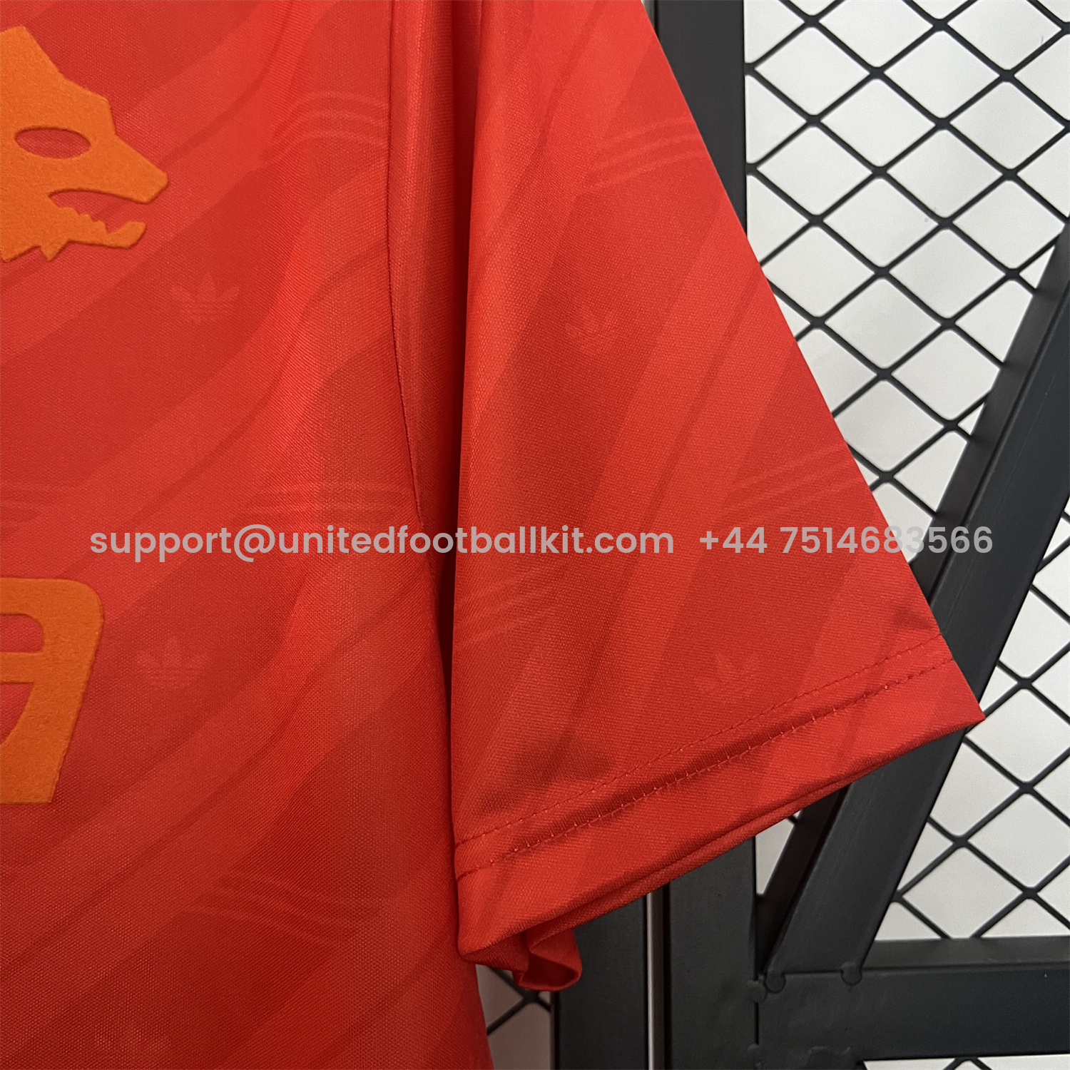 Unitedfootballkit.com | Retro Roma 1992-94 Home Jersey -Customize Name, Number and Patch | Worldwide Shipping