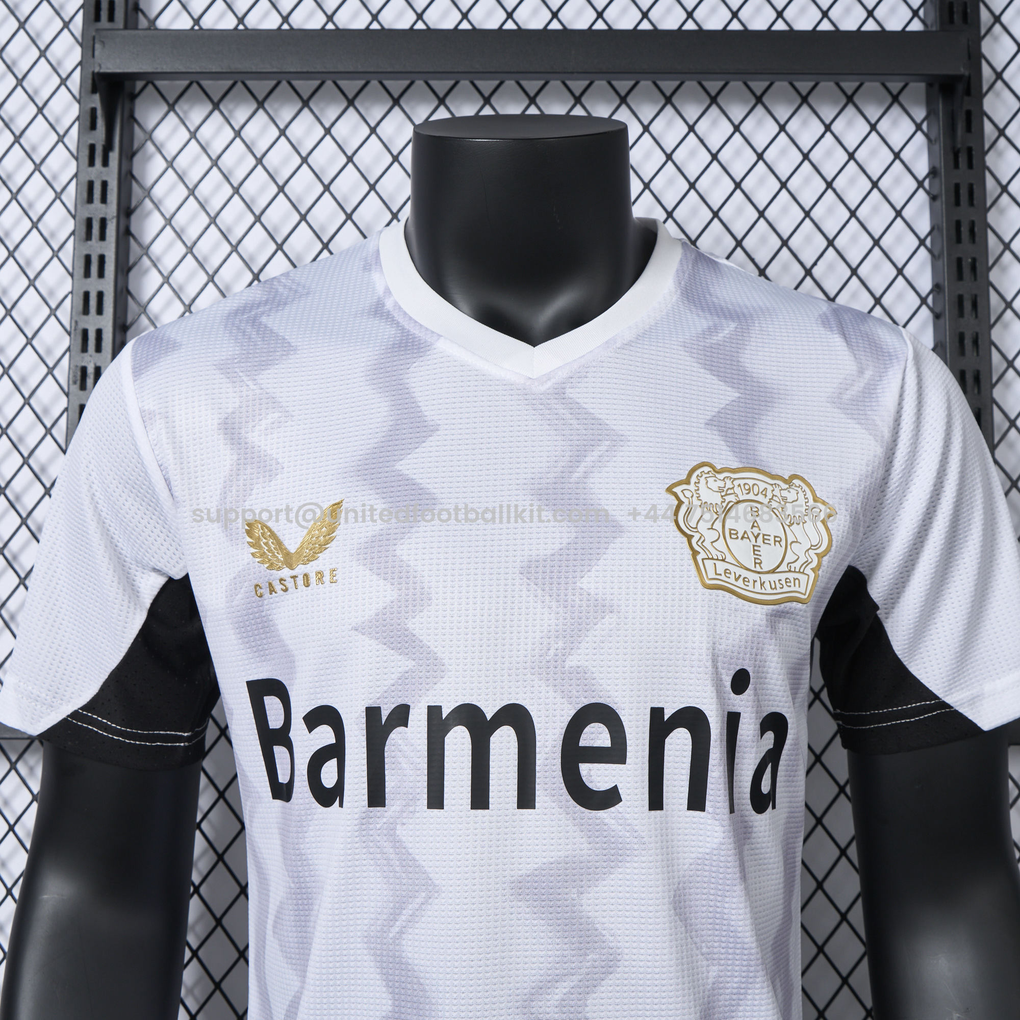 Unitedfootballkit.com | Bayer 04 Leverkusen 24-25 Away Jersey - Player Version -Customize Name, Number and Patch | Worldwide Shipping