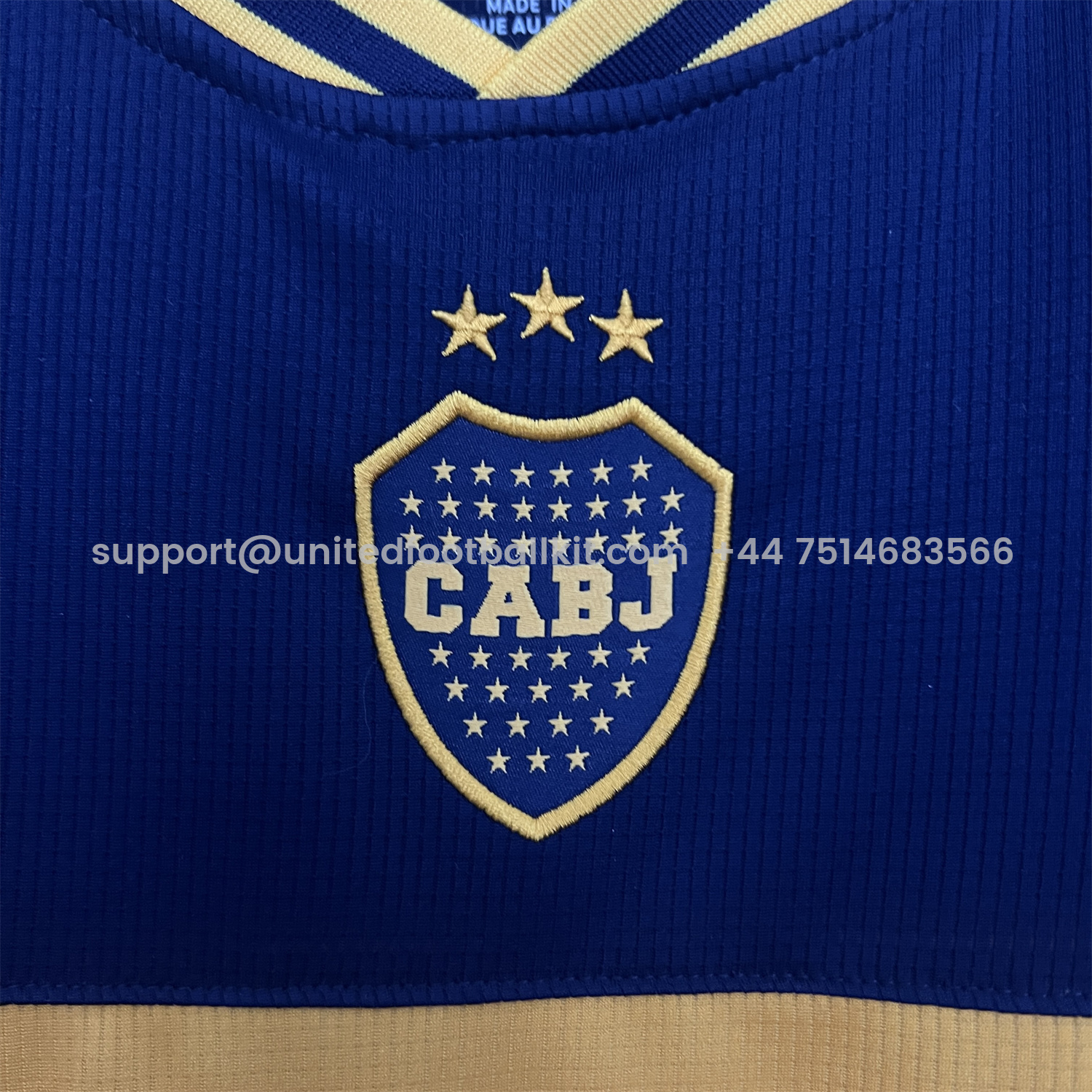 Unitedfootballkit.com | Retro Boca Juniors 2006-07 Home Jersey -Customize Name, Number and Patch | Worldwide Shipping