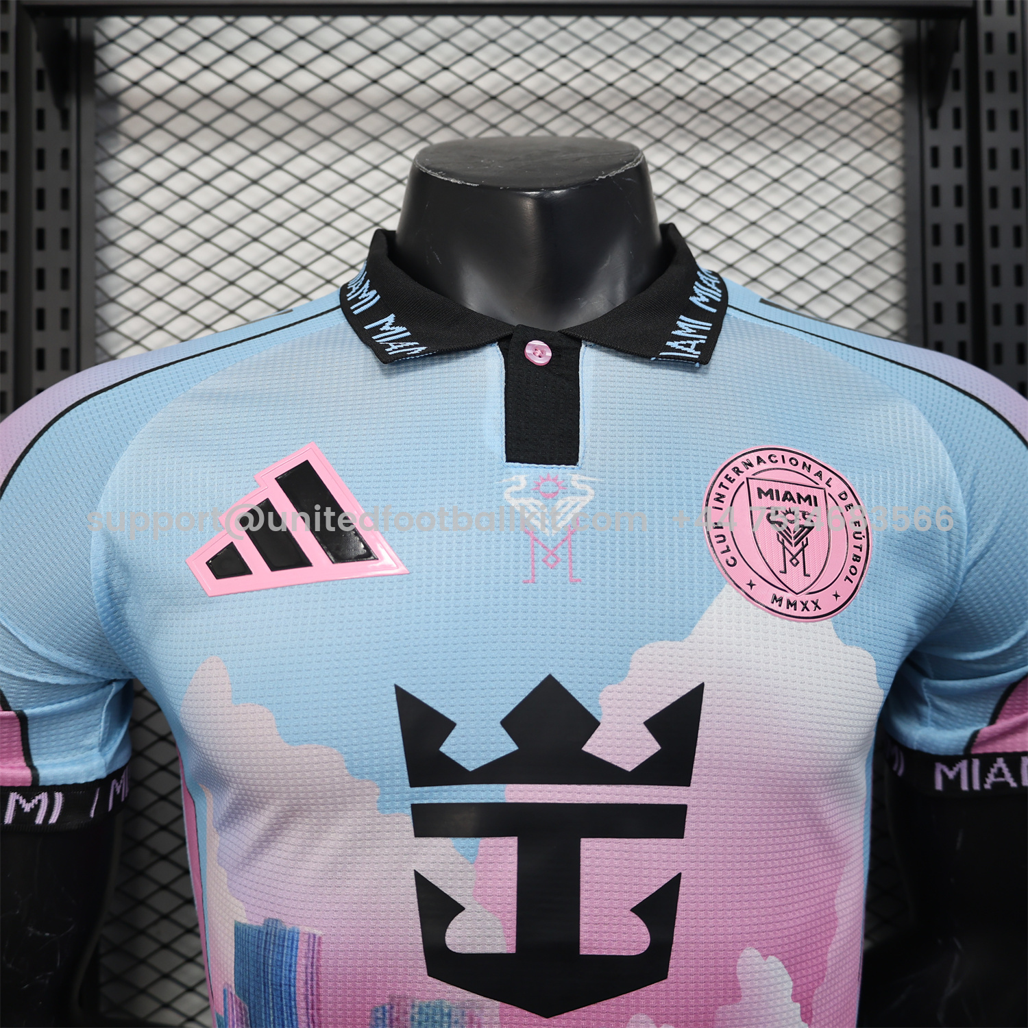 Unitedfootballkit.com | INT M.A.M 2025 Blue City Silhouette Special Edition Jersey - Player Version -Customize Name, Number and Patch | Worldwide Shipping