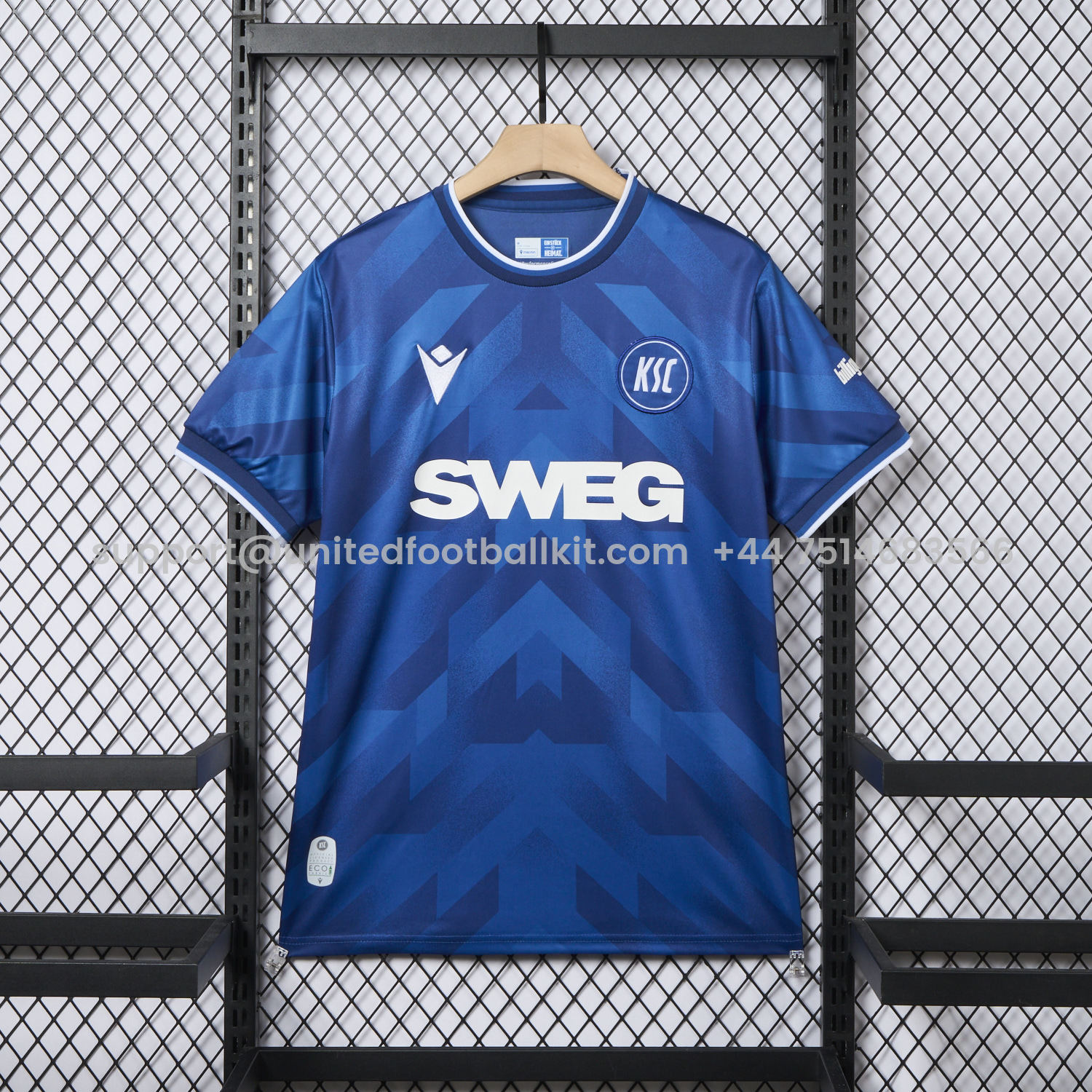 Unitedfootballkit.com | Karlsruher SC 25-26 Home Jersey - Fans Version -Customize Name, Number and Patch | Worldwide Shipping