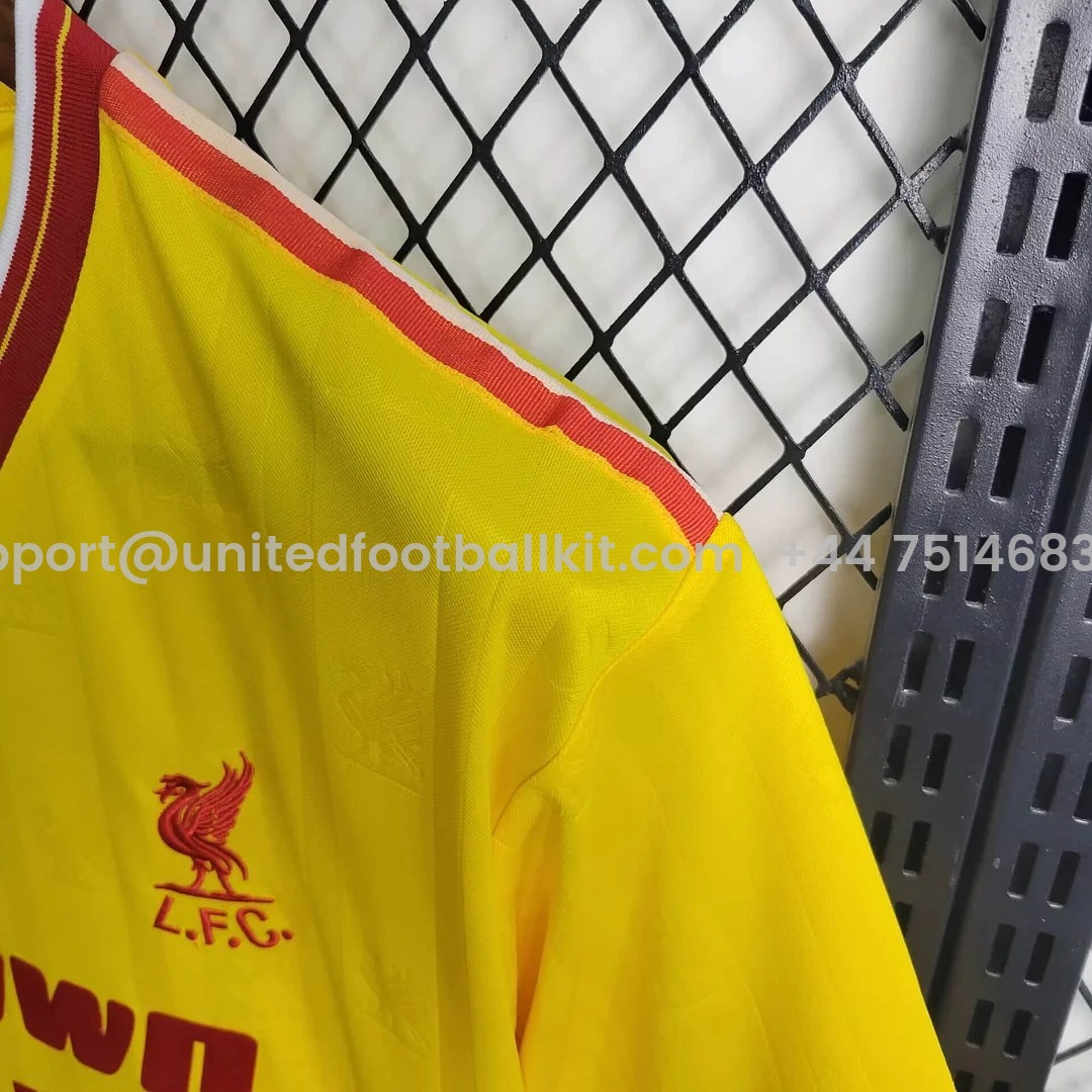 Unitedfootballkit.com | Retro Liver.pool 1986-87 Third Jersey -Customize Name, Number and Patch | Worldwide Shipping
