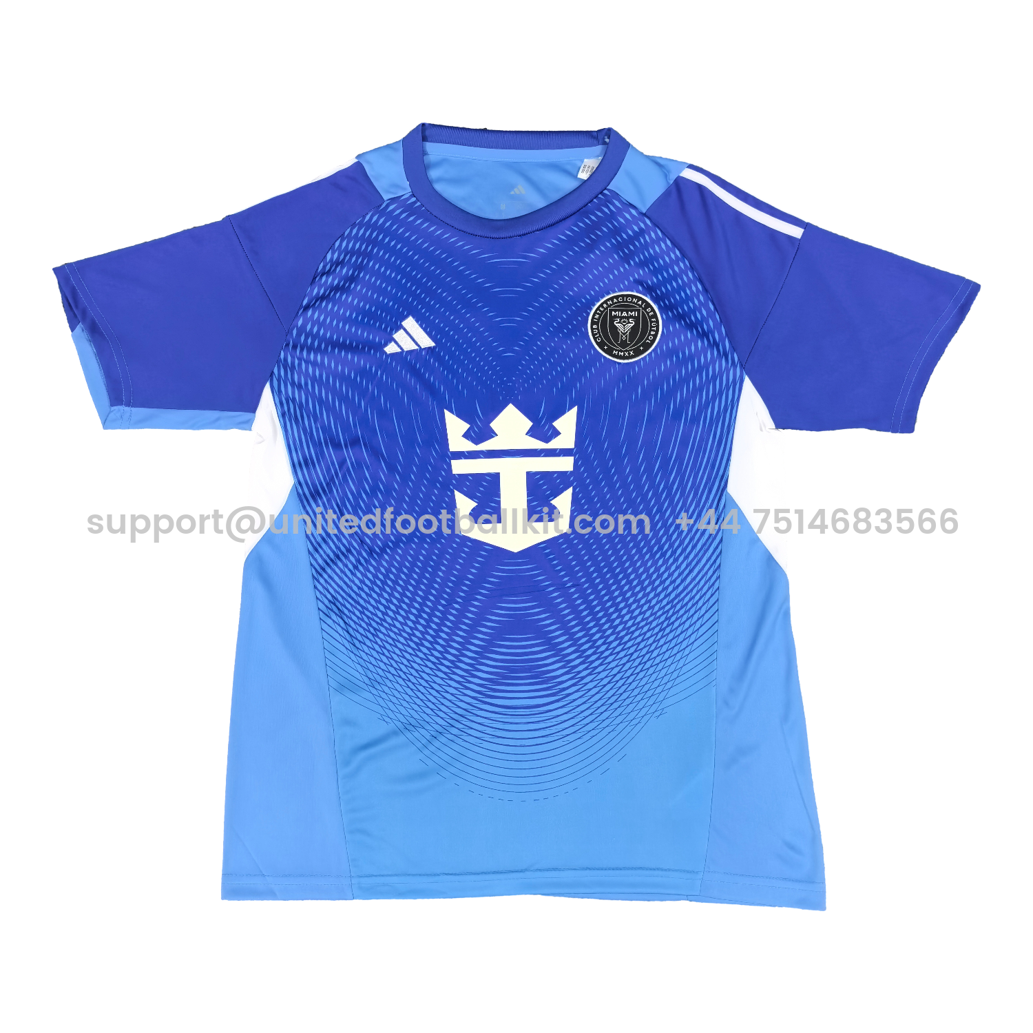 Unitedfootballkit.com | INT M.A.M 25-26 Blue Goalkeeper Jersey - Fans Version -Customize Name, Number and Patch | Worldwide Shipping