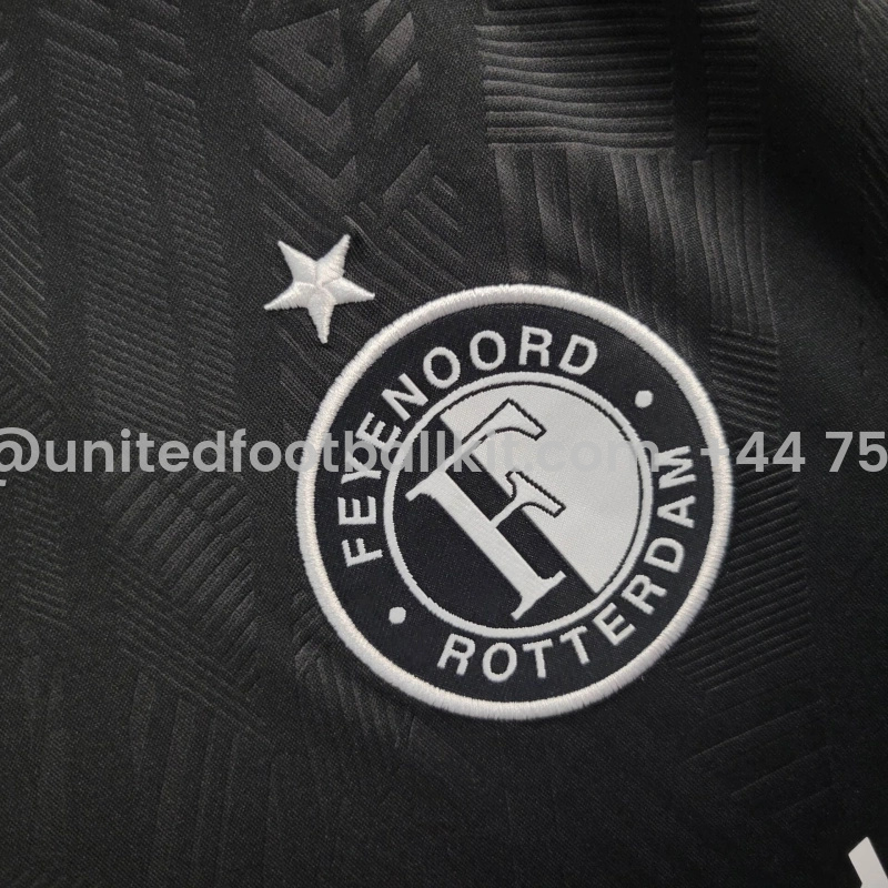 Unitedfootballkit.com | Feyenoord 24-25 Away Jersey - Fans Version -Customize Name, Number and Patch | Worldwide Shipping