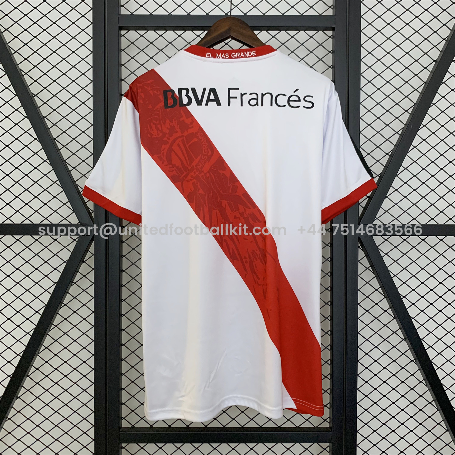 Unitedfootballkit.com | Retro River Plate 2013-14 Home Jersey -Customize Name, Number and Patch | Worldwide Shipping