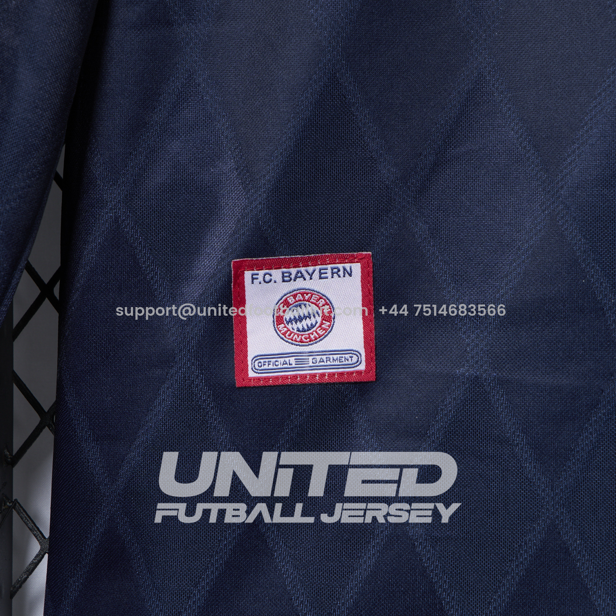 Unitedfootballkit.com | Retro Bayern Munich 1997-99 Home Long Jersey -Customize Name, Number and Patch | Worldwide Shipping