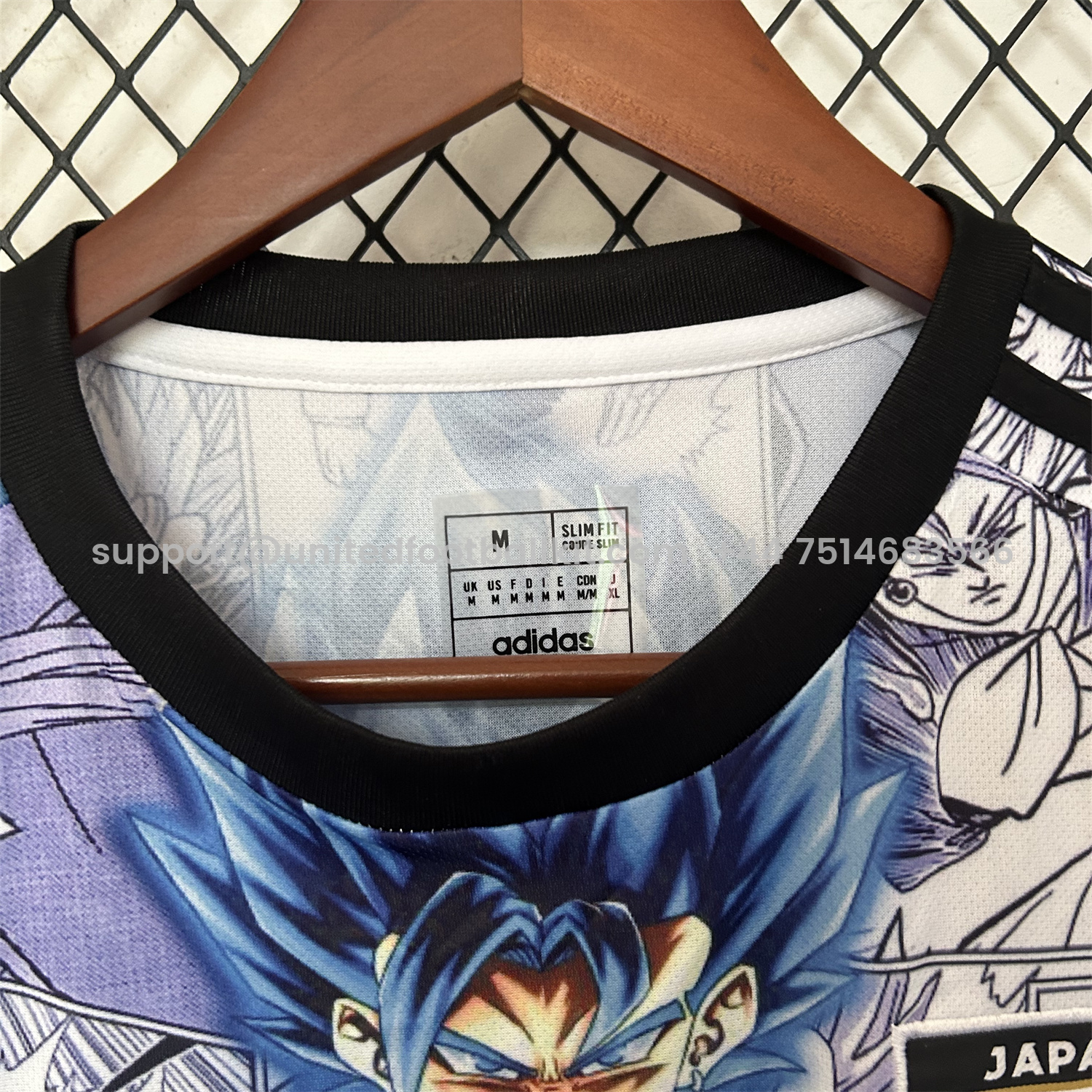 Unitedfootballkit.com | Japan 25-26 Blue Goku Black & White Background Special Jersey - Fans Version -Customize Name, Number and Patch | Worldwide Shipping