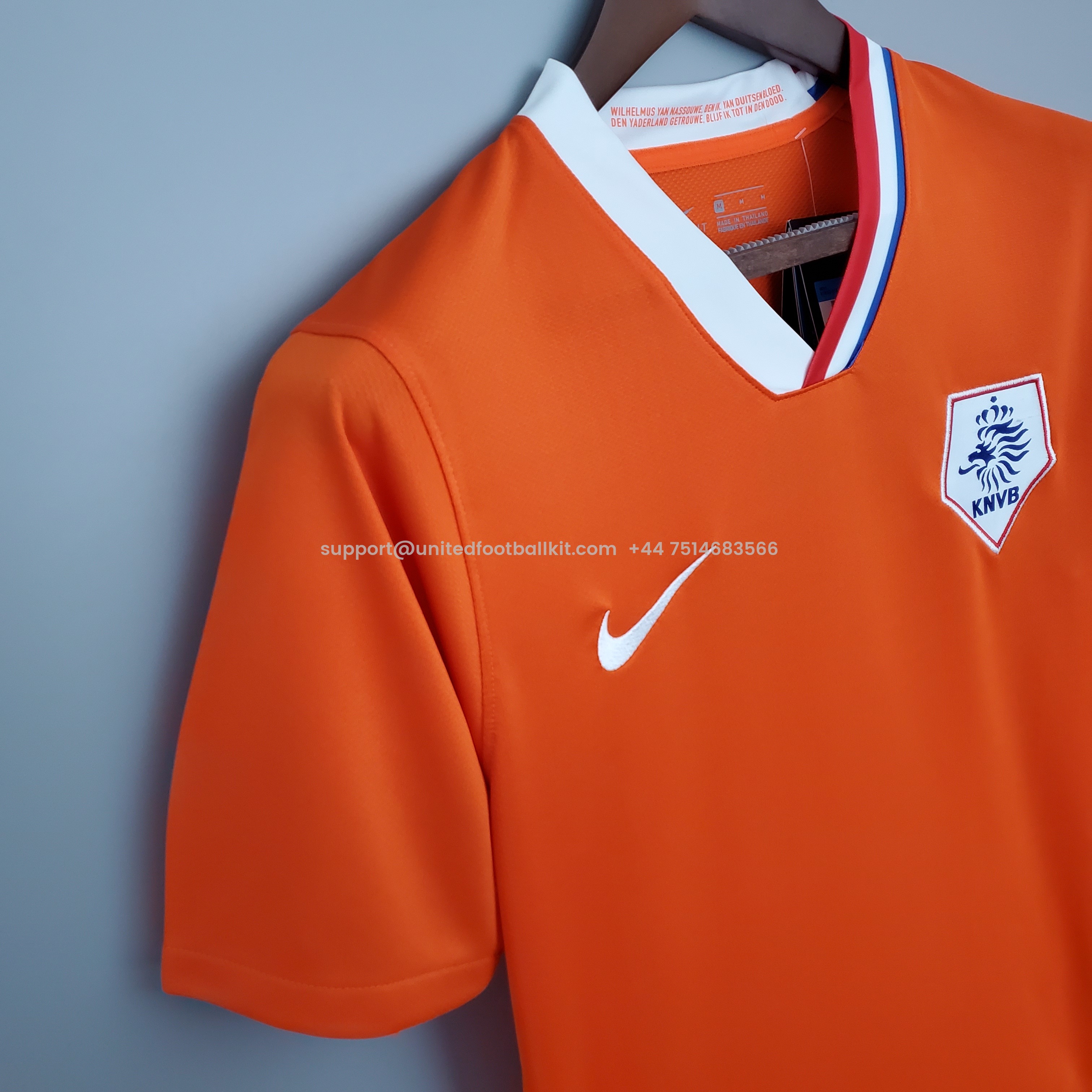 Unitedfootballkit.com | Retro Netherlands 2008 Home Stadium Jersey -Customize Name, Number and Patch | Worldwide Shipping