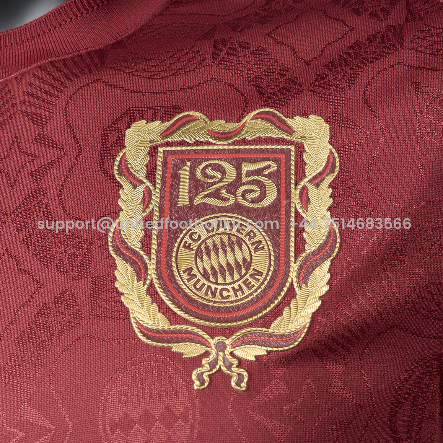 Unitedfootballkit.com | Bayern Munich 2025 125th Anniversary Jersey - Player Version -Customize Name, Number and Patch | Worldwide Shipping