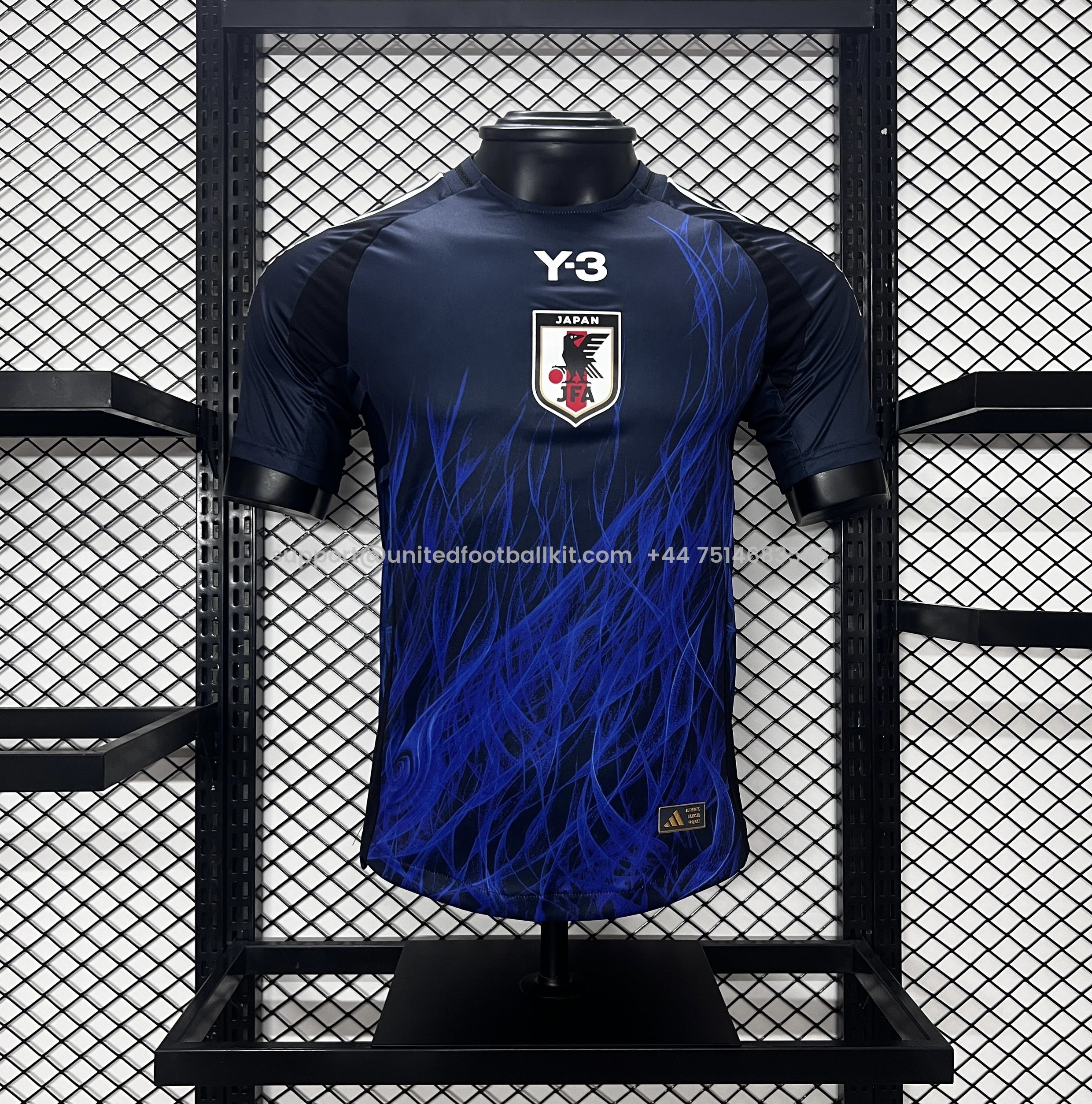 Unitedfootballkit.com | Japan 2024 Y3 Home Stadium Jersey - Player Version -Customize Name, Number and Patch | Worldwide Shipping