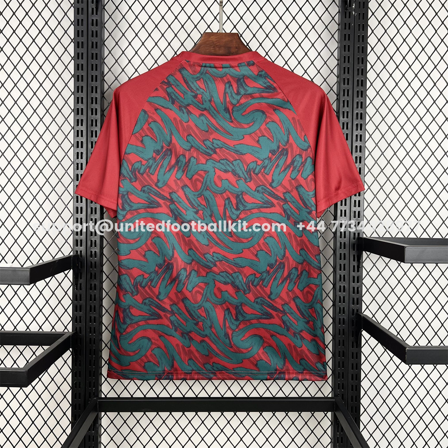Unitedfootballkit.com | Portugal 2026 Pre-Match Deep Red Jersey - Fans Version -Customize Name, Number and Patch | Worldwide Shipping