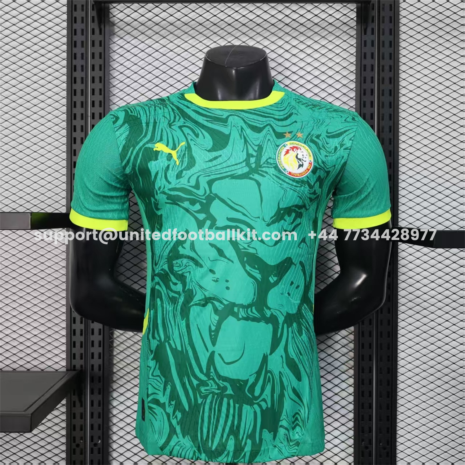 Unitedfootballkit.com | Senegal 2026 Away Double Stars Jersey - Player Version -Customize Name, Number and Patch | Worldwide Shipping