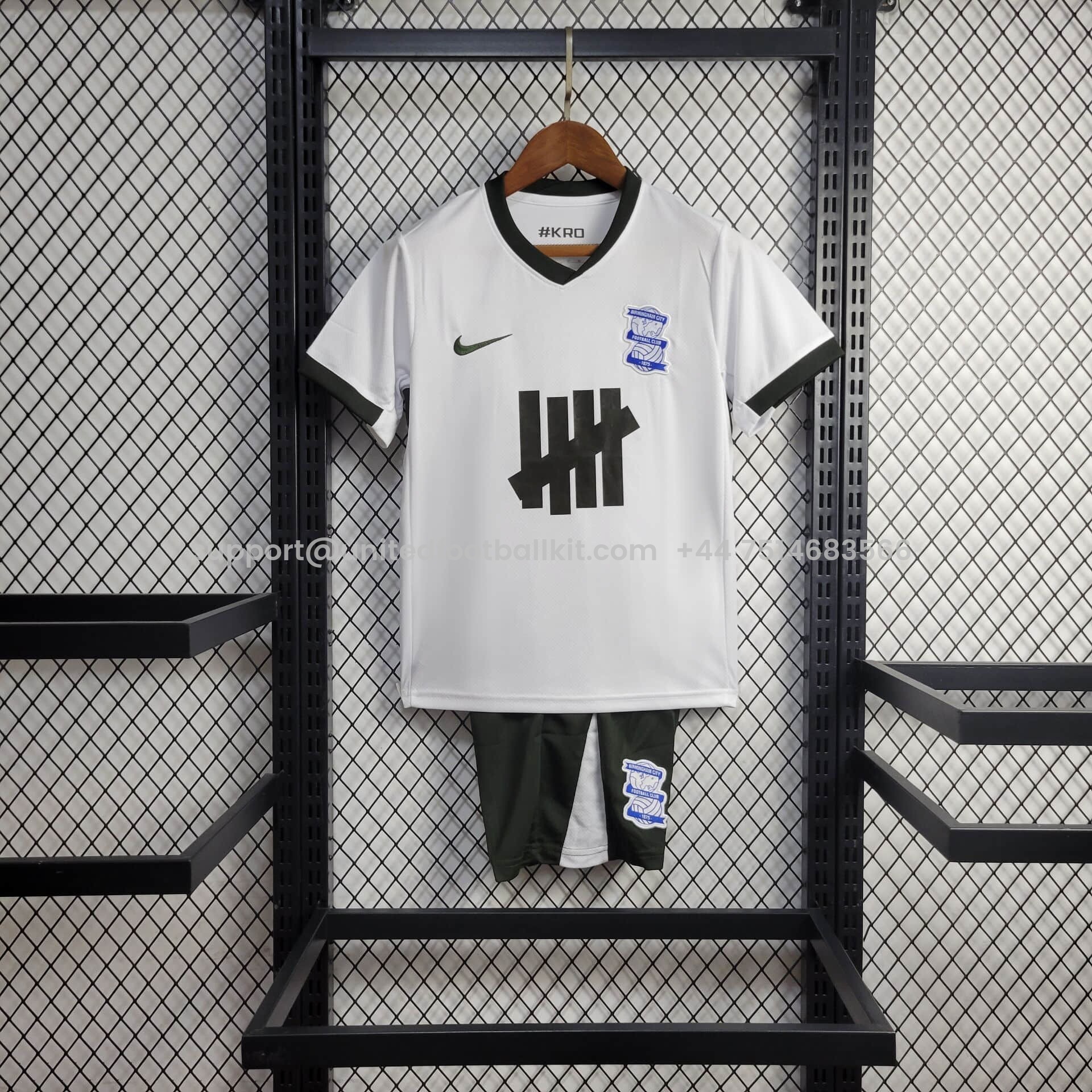 Unitedfootballkit.com | Birmingham City 24-25 Away Kids Kit -Customize Name, Number and Patch | Worldwide Shipping