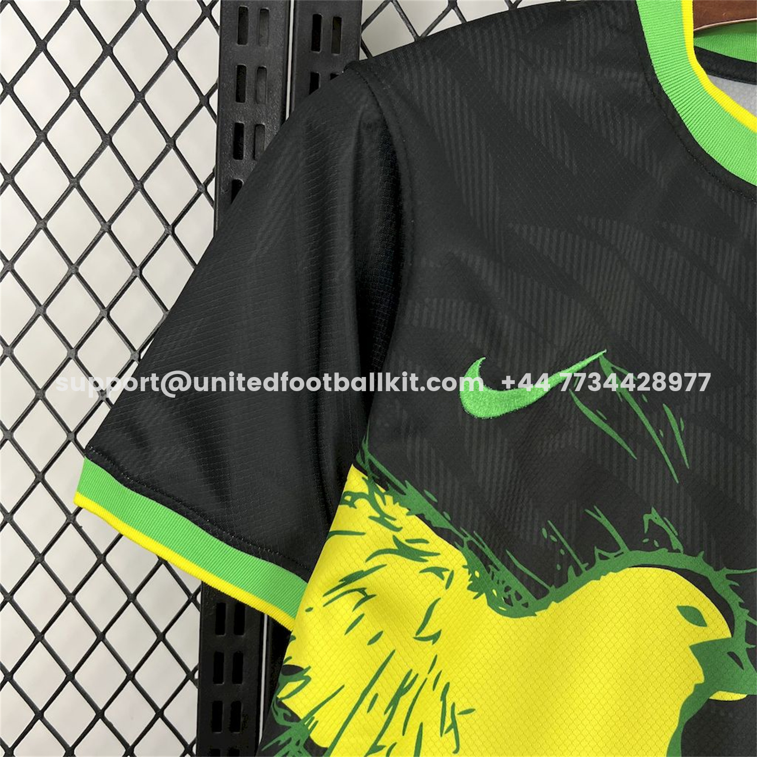 Unitedfootballkit.com | Brazil 25-26 Yellow Dove Black Jersey - Fans Version -Customize Name, Number and Patch | Worldwide Shipping