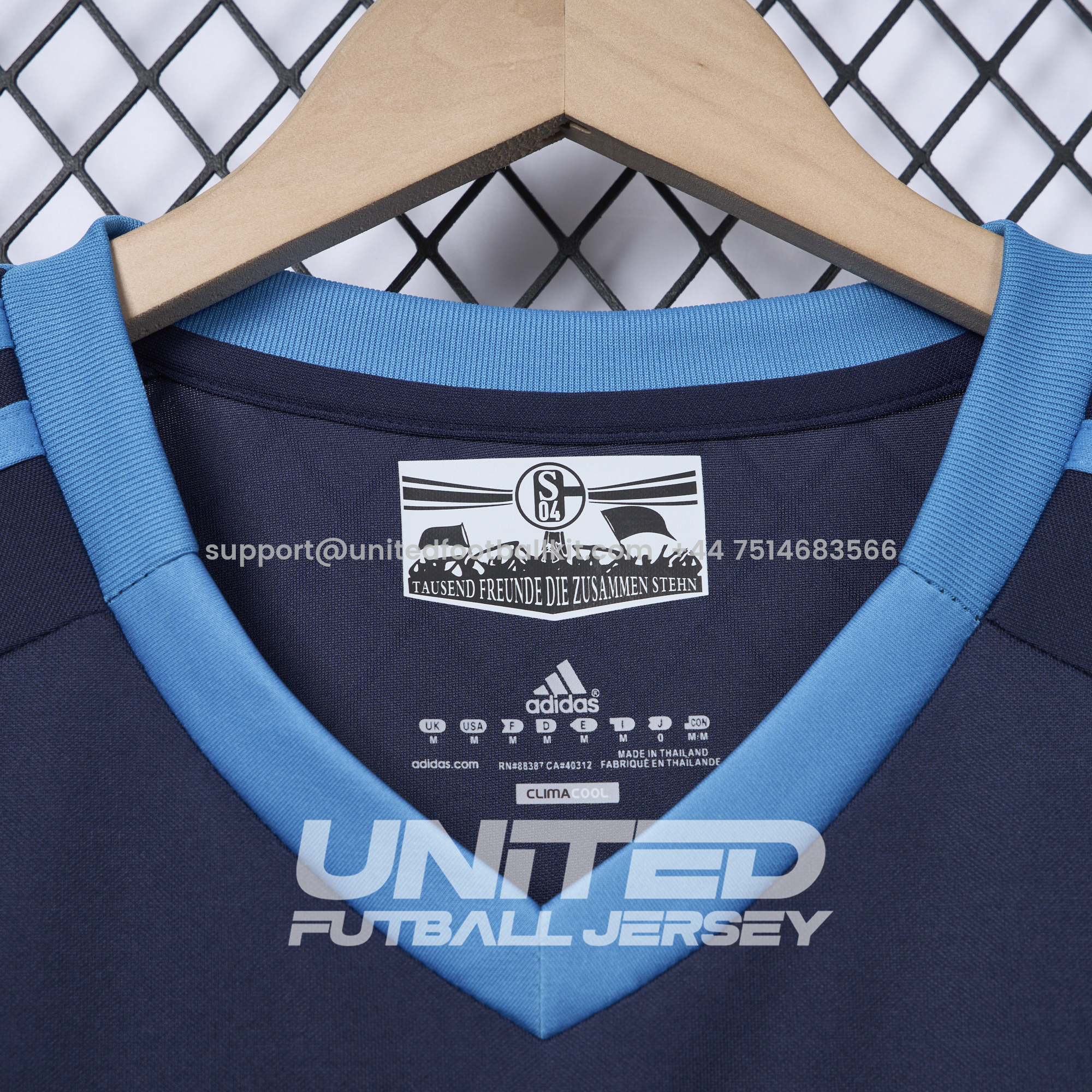 Unitedfootballkit.com | Retro Schalke 04 2010-11 Away Jersey -Customize Name, Number and Patch | Worldwide Shipping