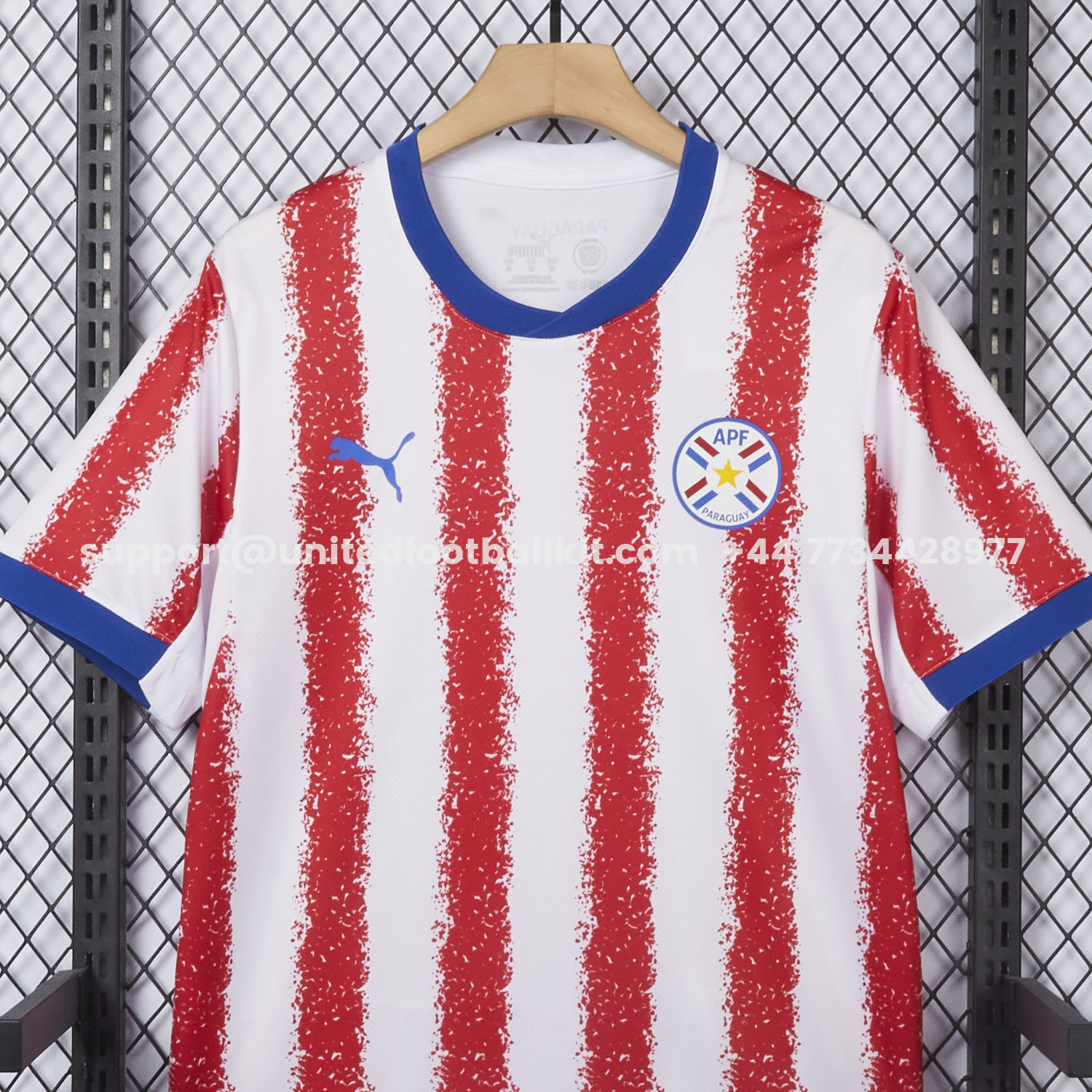 Unitedfootballkit.com | Paraguay 2026 Home Jersey - Fans Version -Customize Name, Number and Patch | Worldwide Shipping