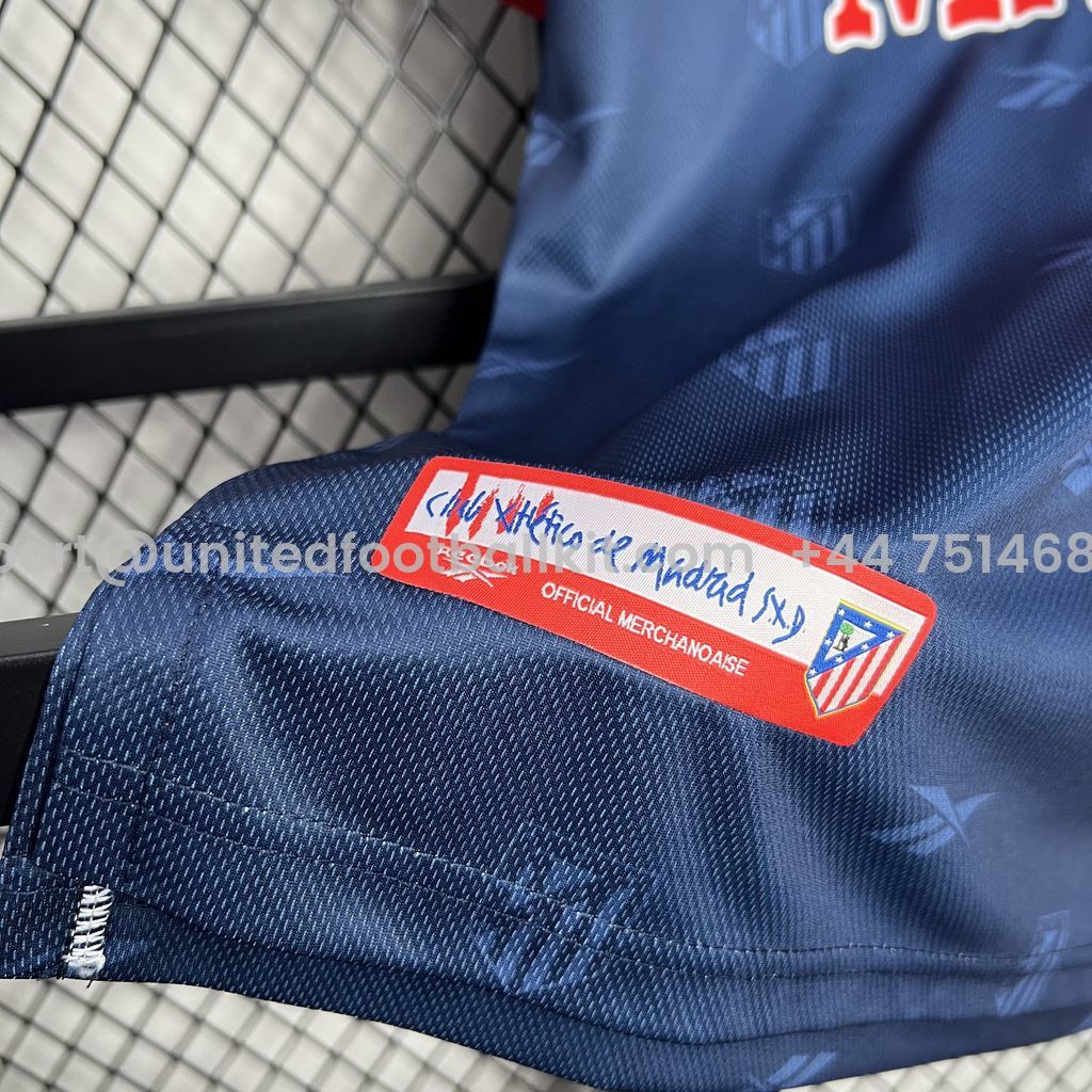 Unitedfootballkit.com | Retro Atletico Madrid 1998-99 Away Jersey -Customize Name, Number and Patch | Worldwide Shipping