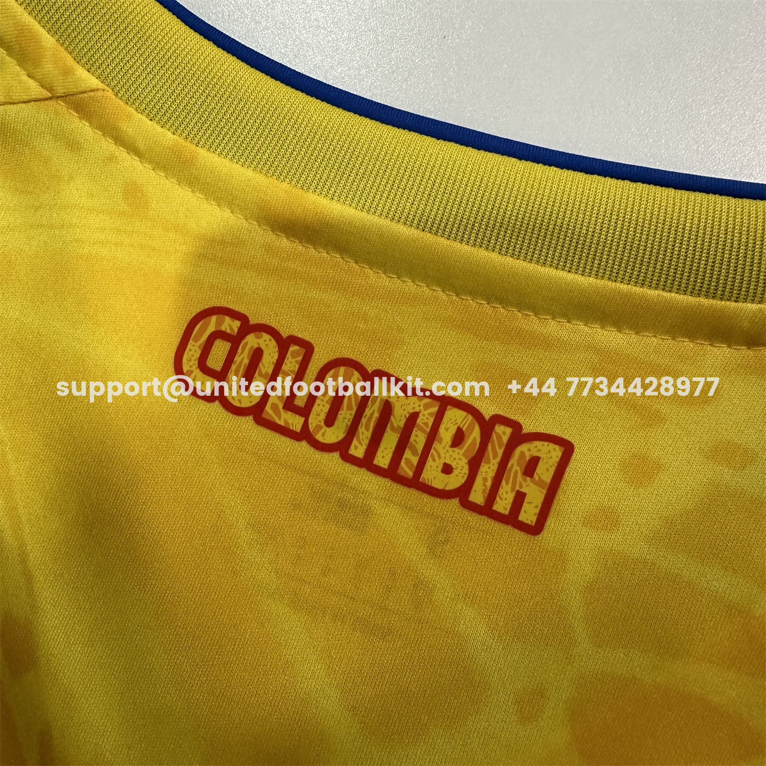 Unitedfootballkit.com | Colombia 2026 Home Jersey - Fans Version -Customize Name, Number and Patch | Worldwide Shipping