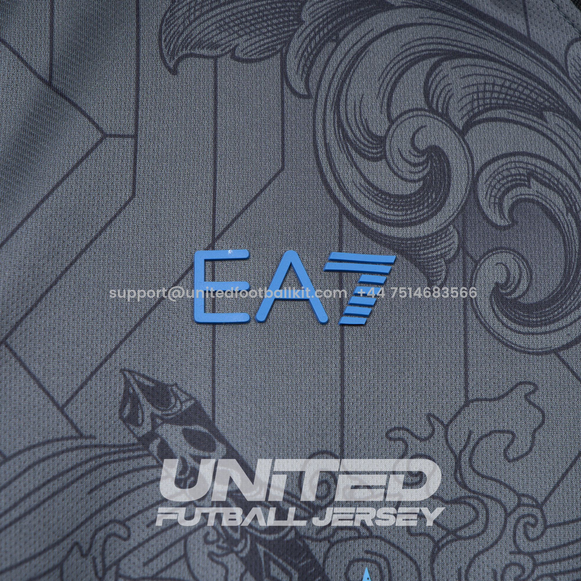 Unitedfootballkit.com | Napoli 24-25 Third Jersey - Fans Version -Customize Name, Number and Patch | Worldwide Shipping